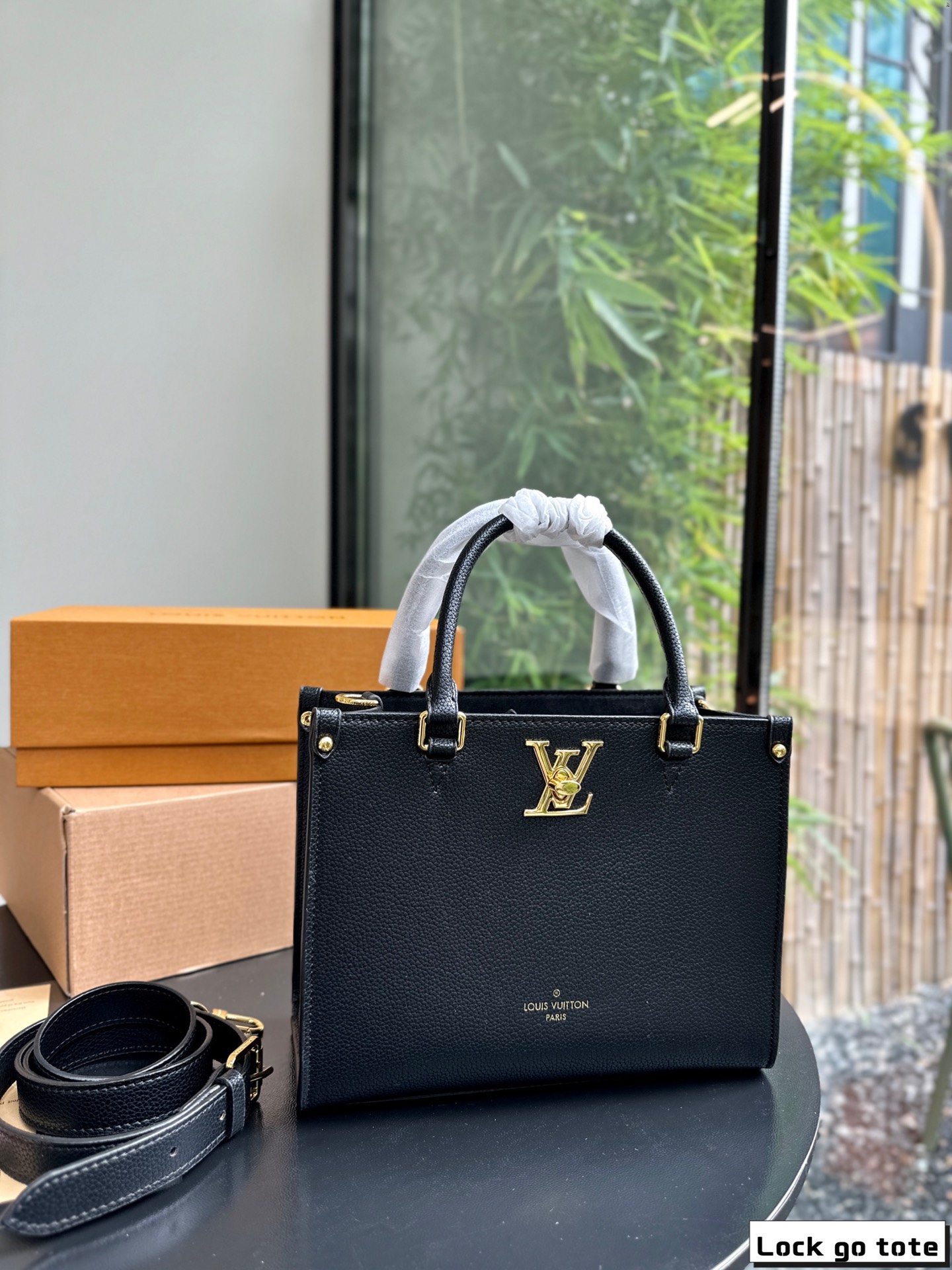 louis new arrival lock&go tote bag size: 25*20 cm