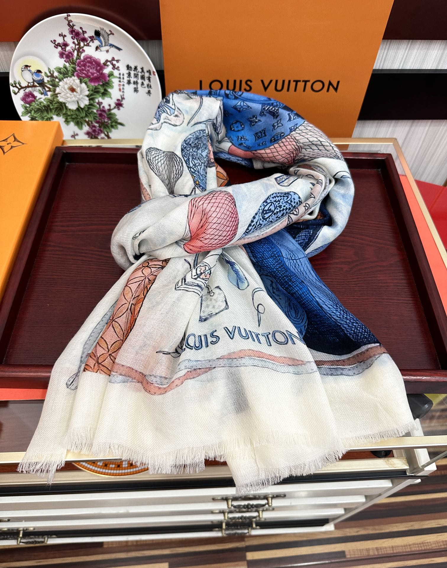 Louis new arrival scarf size: 100*200 cm 018
