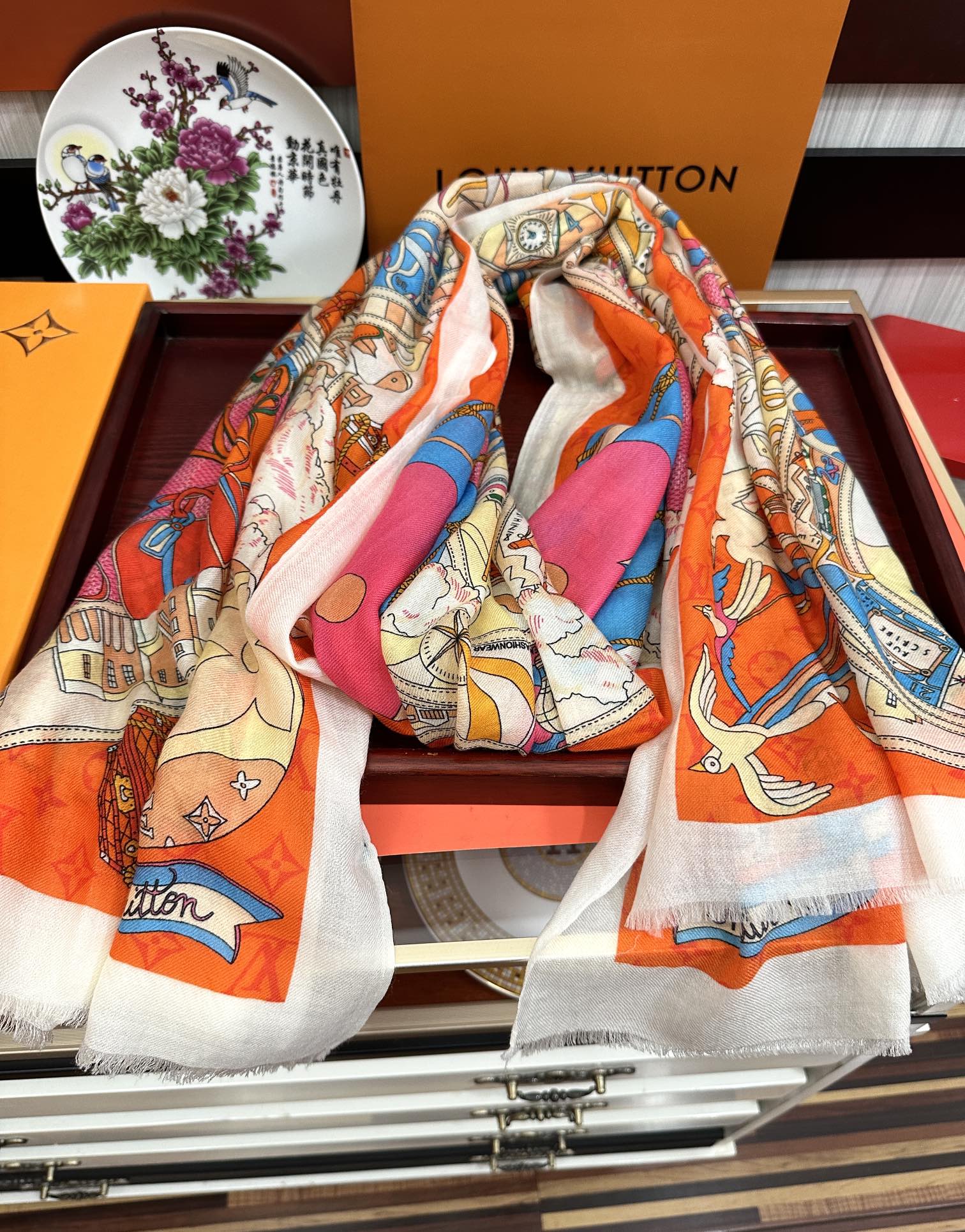 Louis new arrival scarf size: 100*200 cm 017