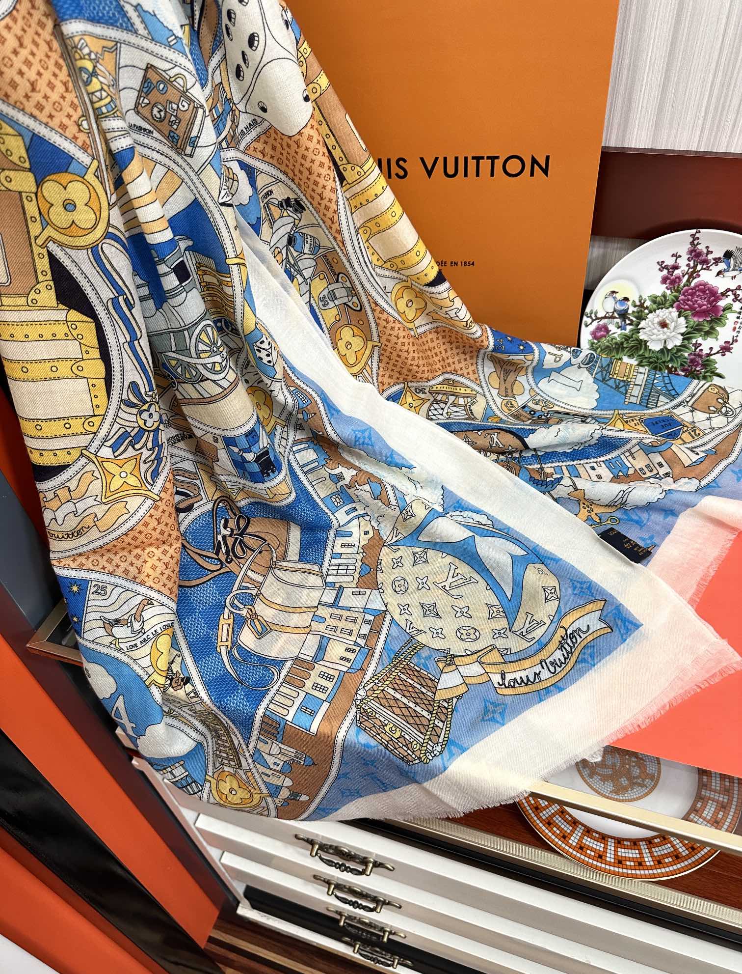 Louis new arrival scarf size: 100*200 cm 017