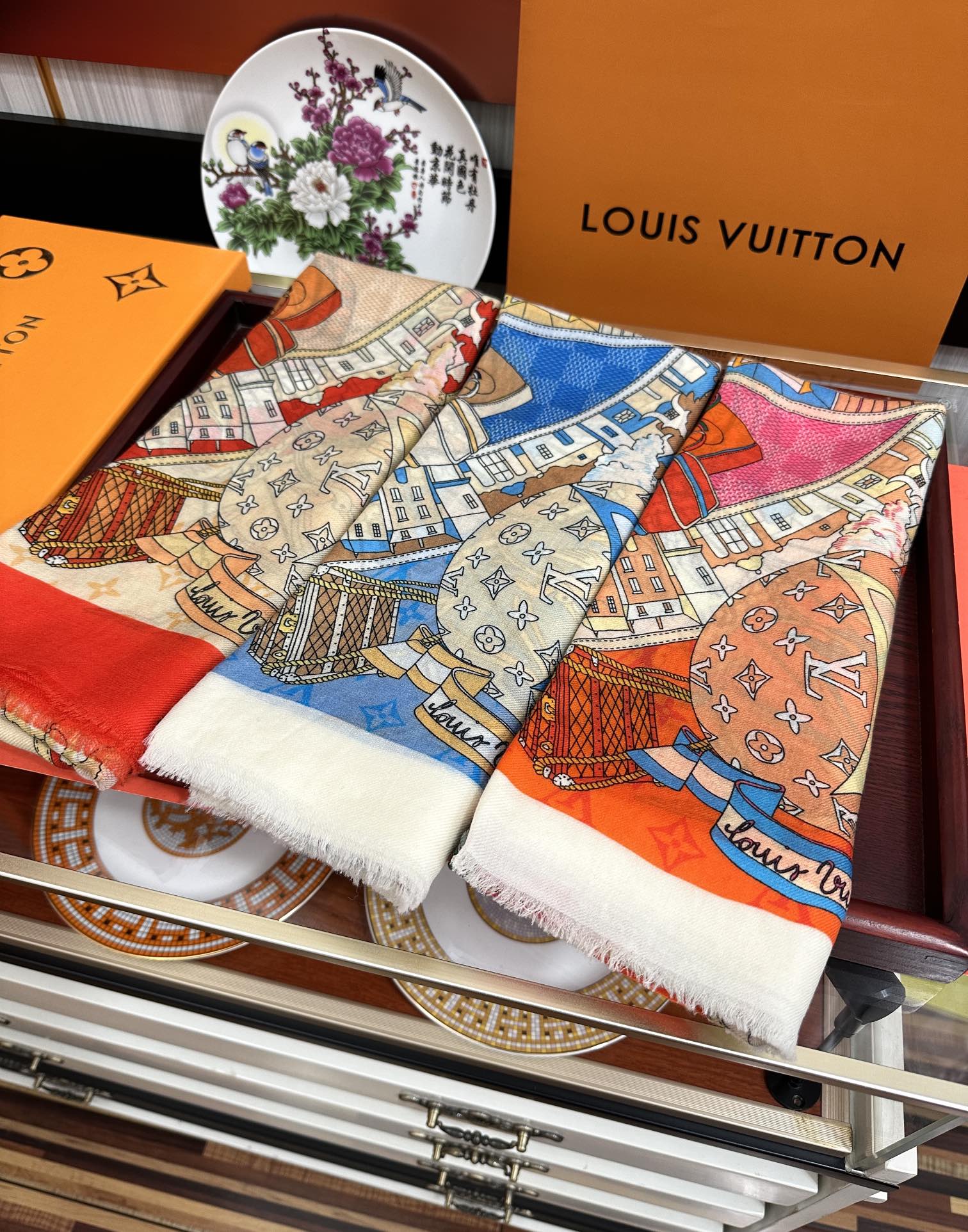 Louis new arrival scarf size: 100*200 cm 017