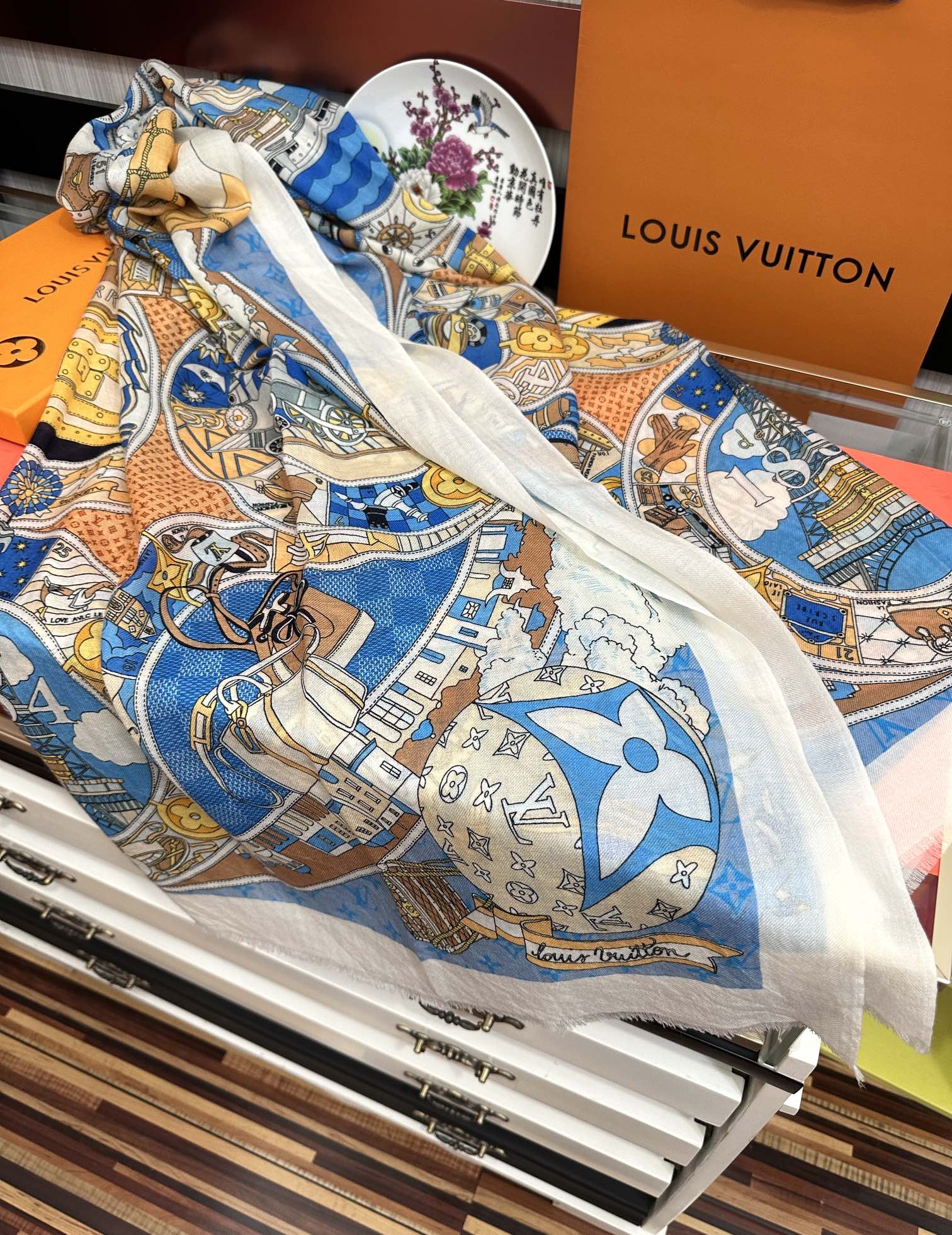 Louis new arrival scarf size: 100*200 cm 017