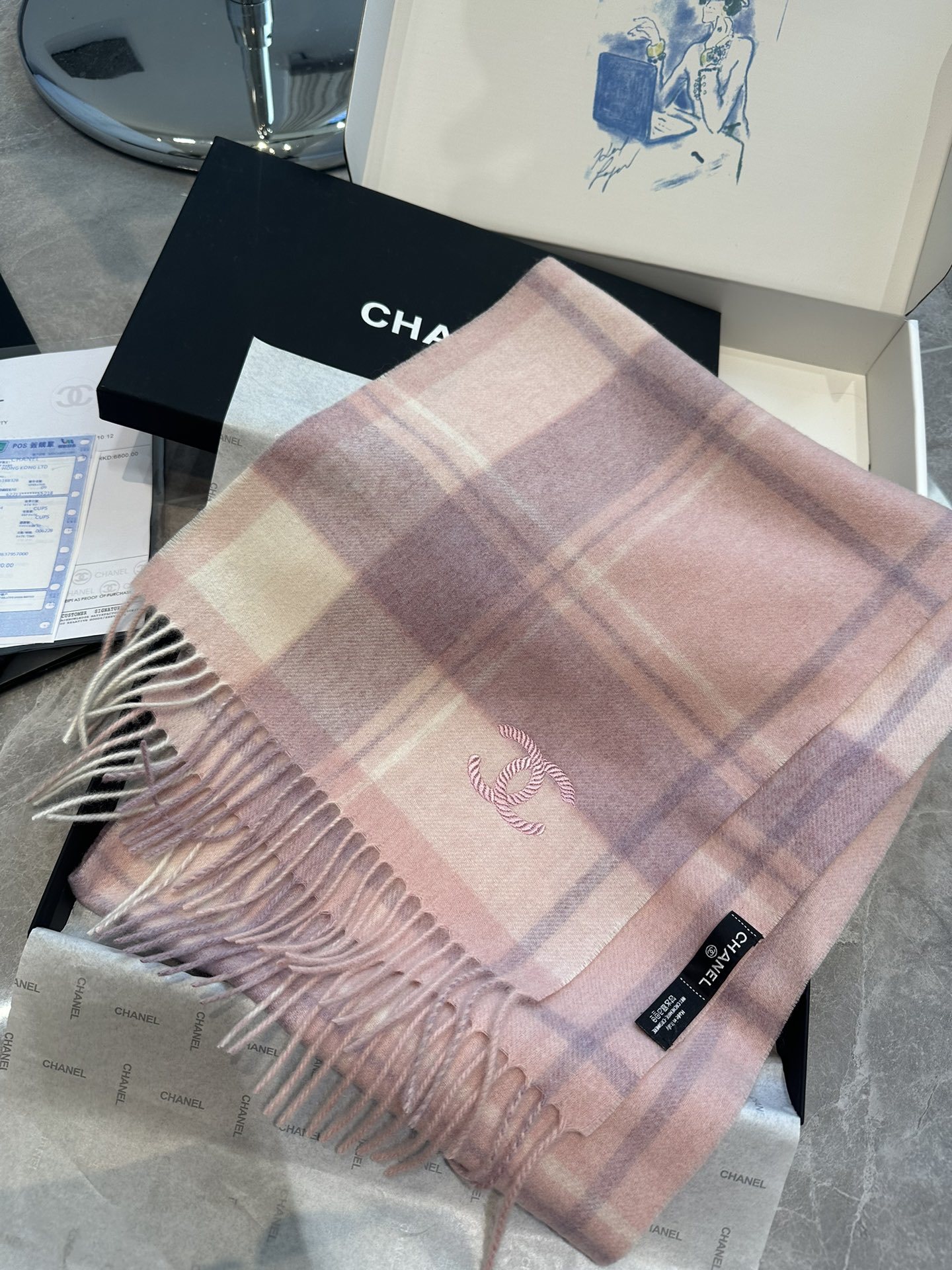 CC Scarf 30*180cm 0045