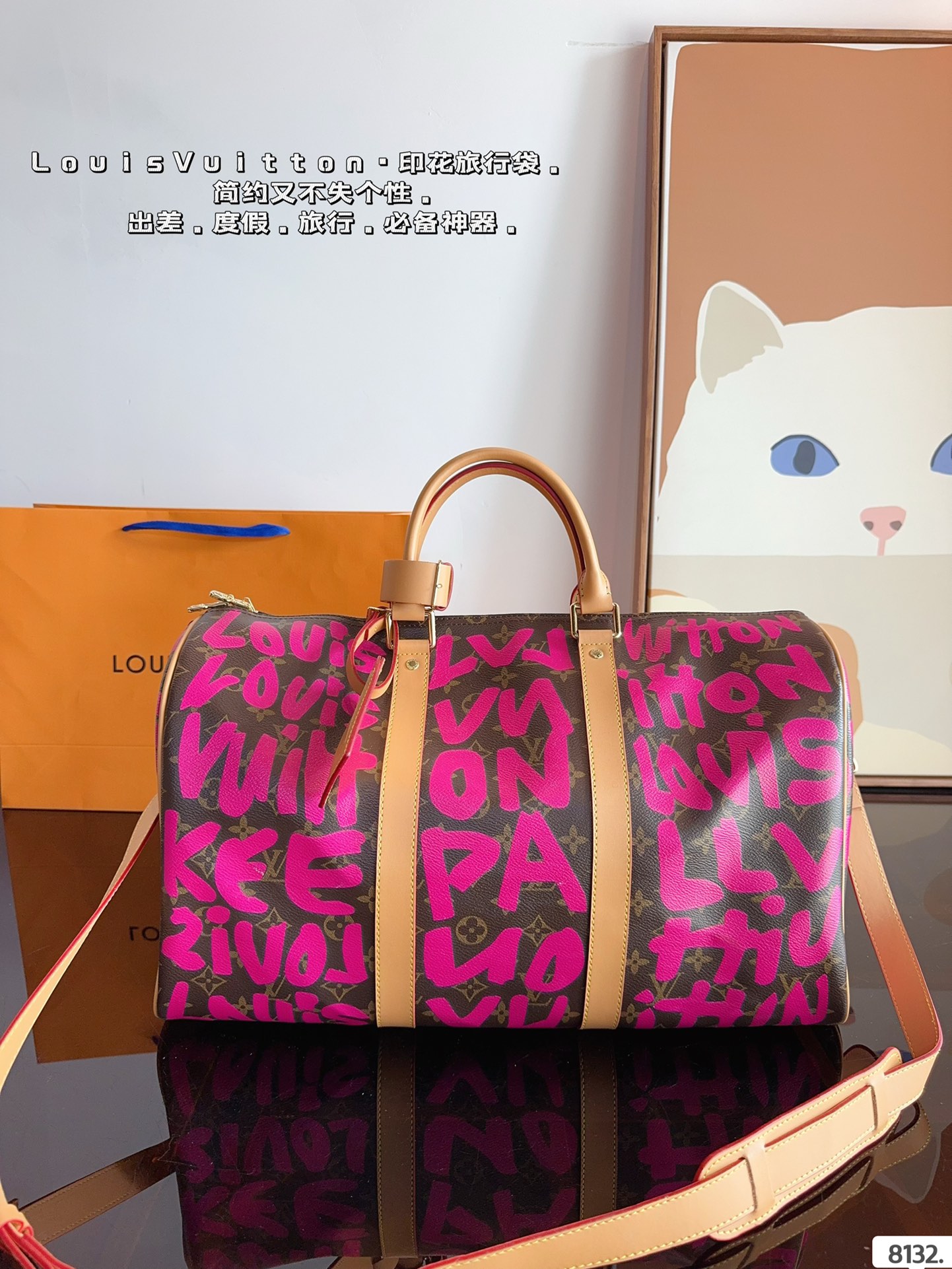 Louis new arrival keepall bag size: 45*22*27 cm