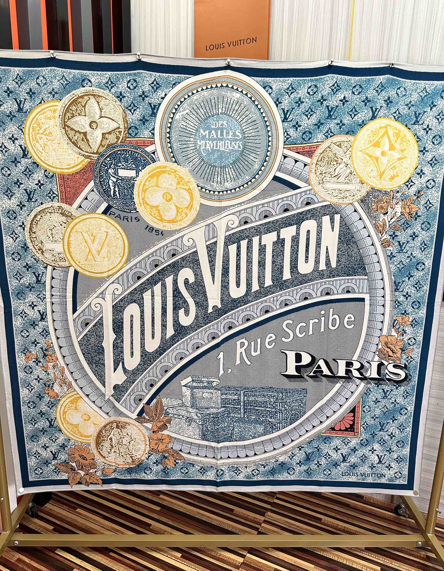 Louis new arrival silk scarf 140*140 cm