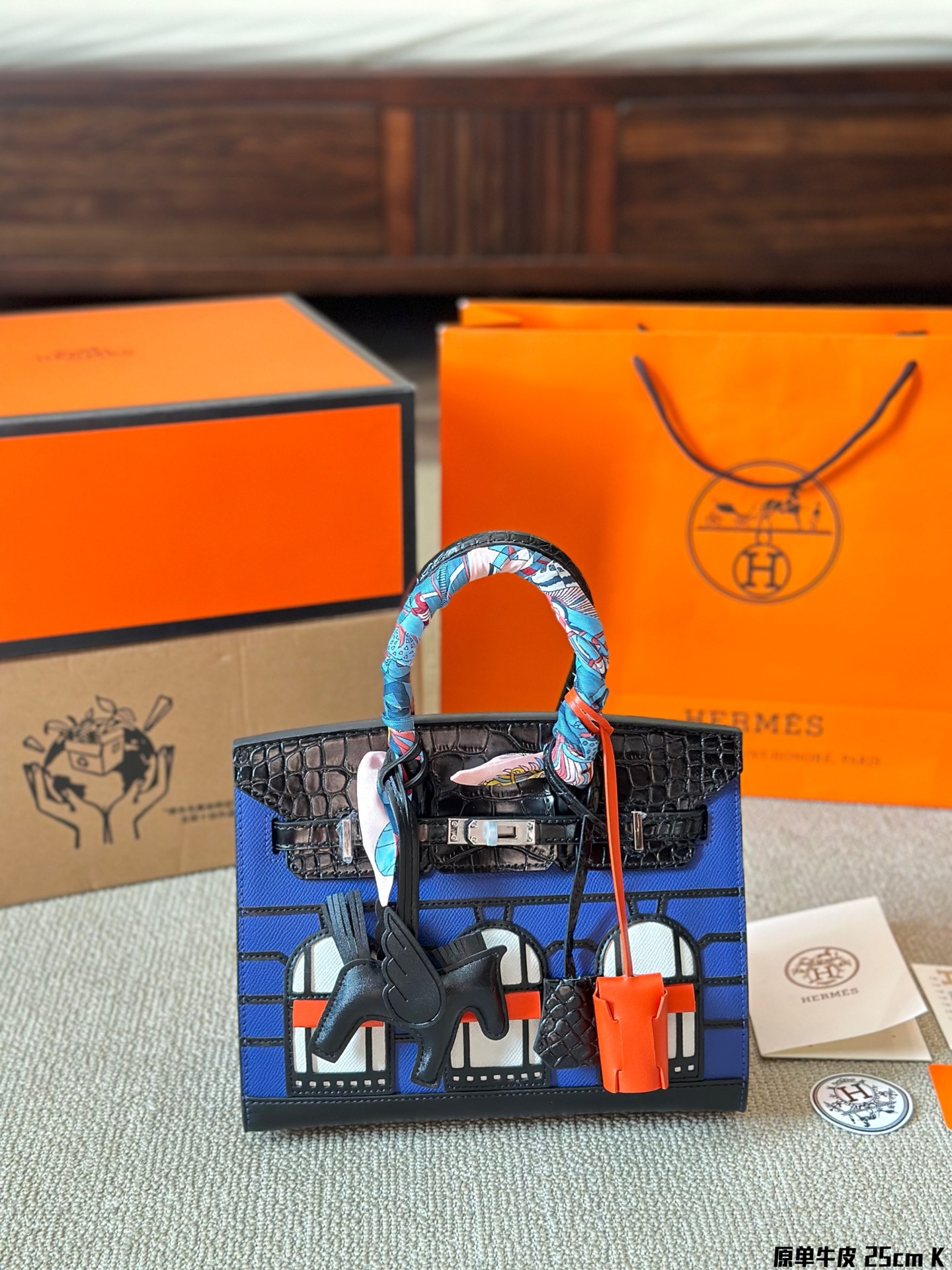 H BirkinSellierFaubourg bag size:25cm