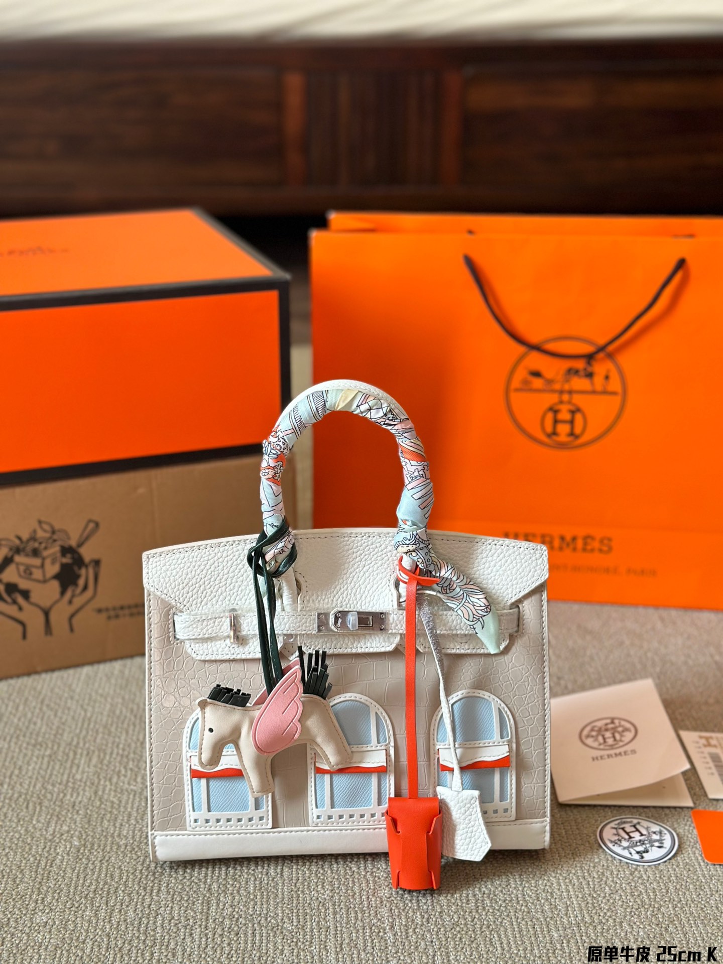H BirkinSellierFaubourg bag size:25cm