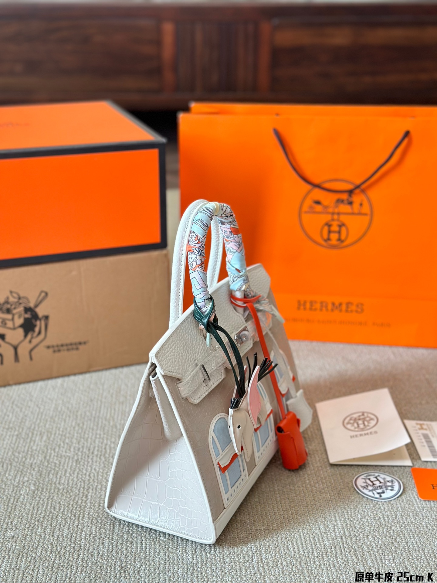 H BirkinSellierFaubourg bag size:25cm