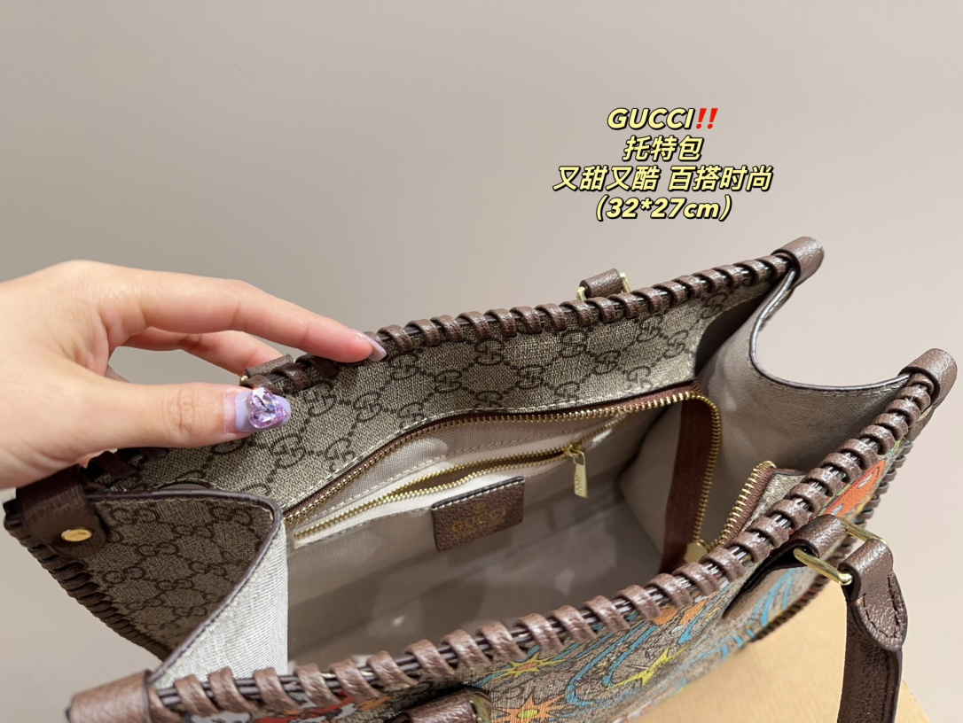 GG new arrival tote bag size: 32*27 cm