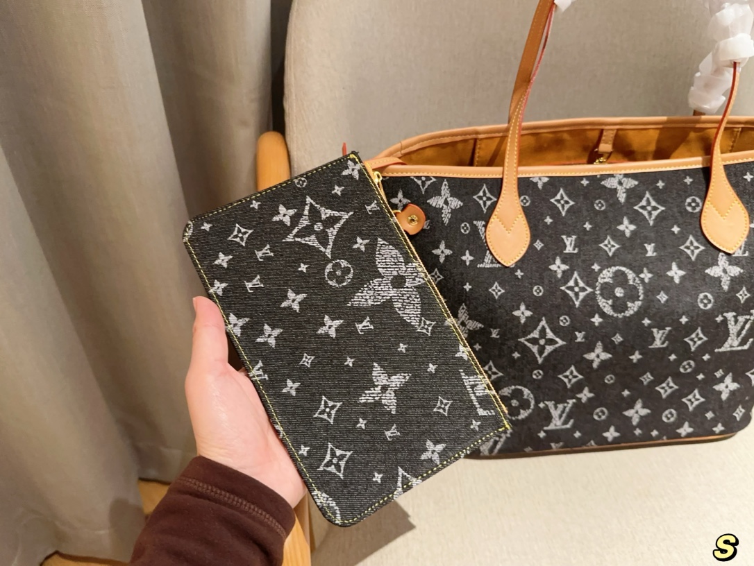 Louis new arrival neverfull bag size；32cm