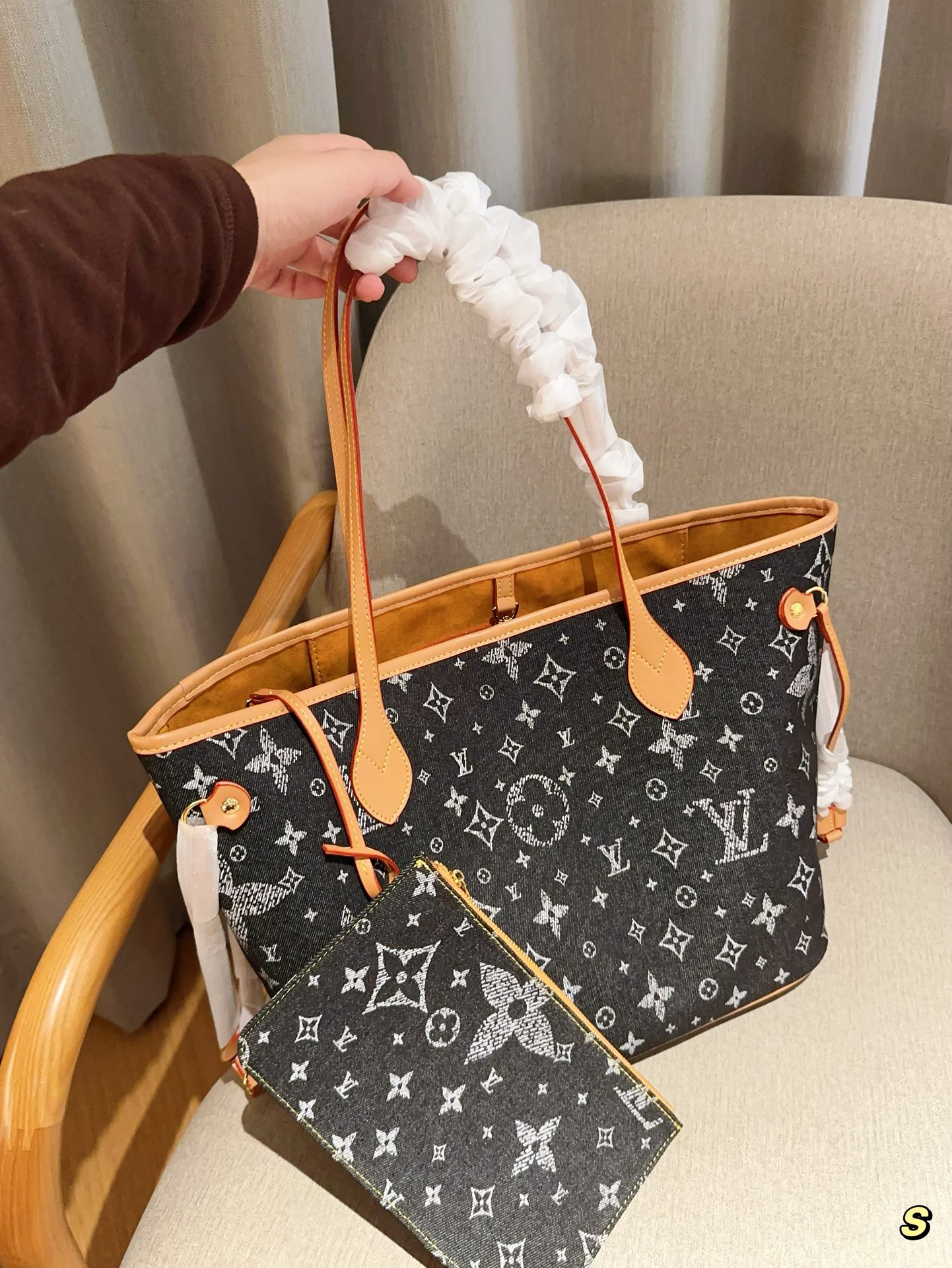 Louis new arrival neverfull bag size；32cm