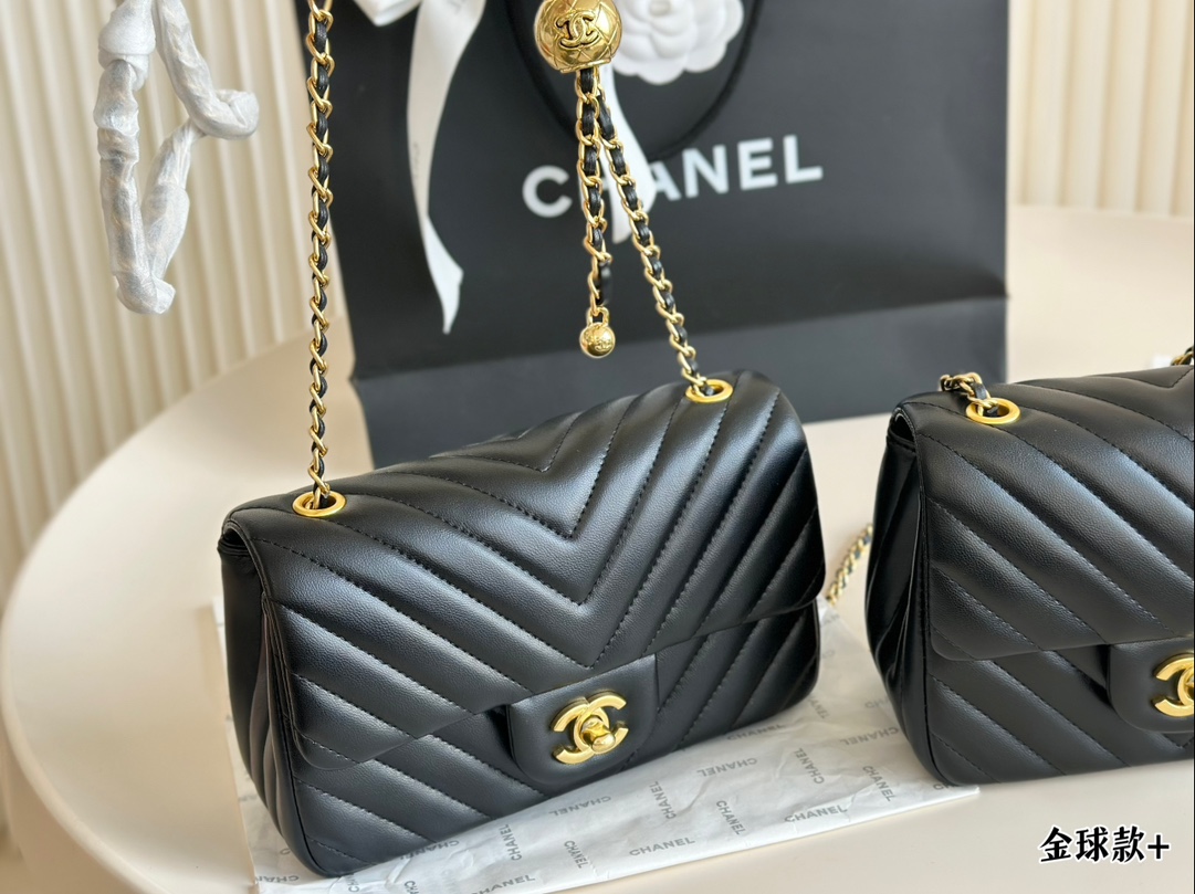 Cc new arrival chain gold ball bag