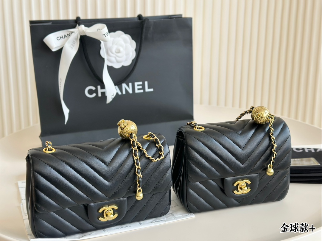 Cc new arrival chain gold ball bag