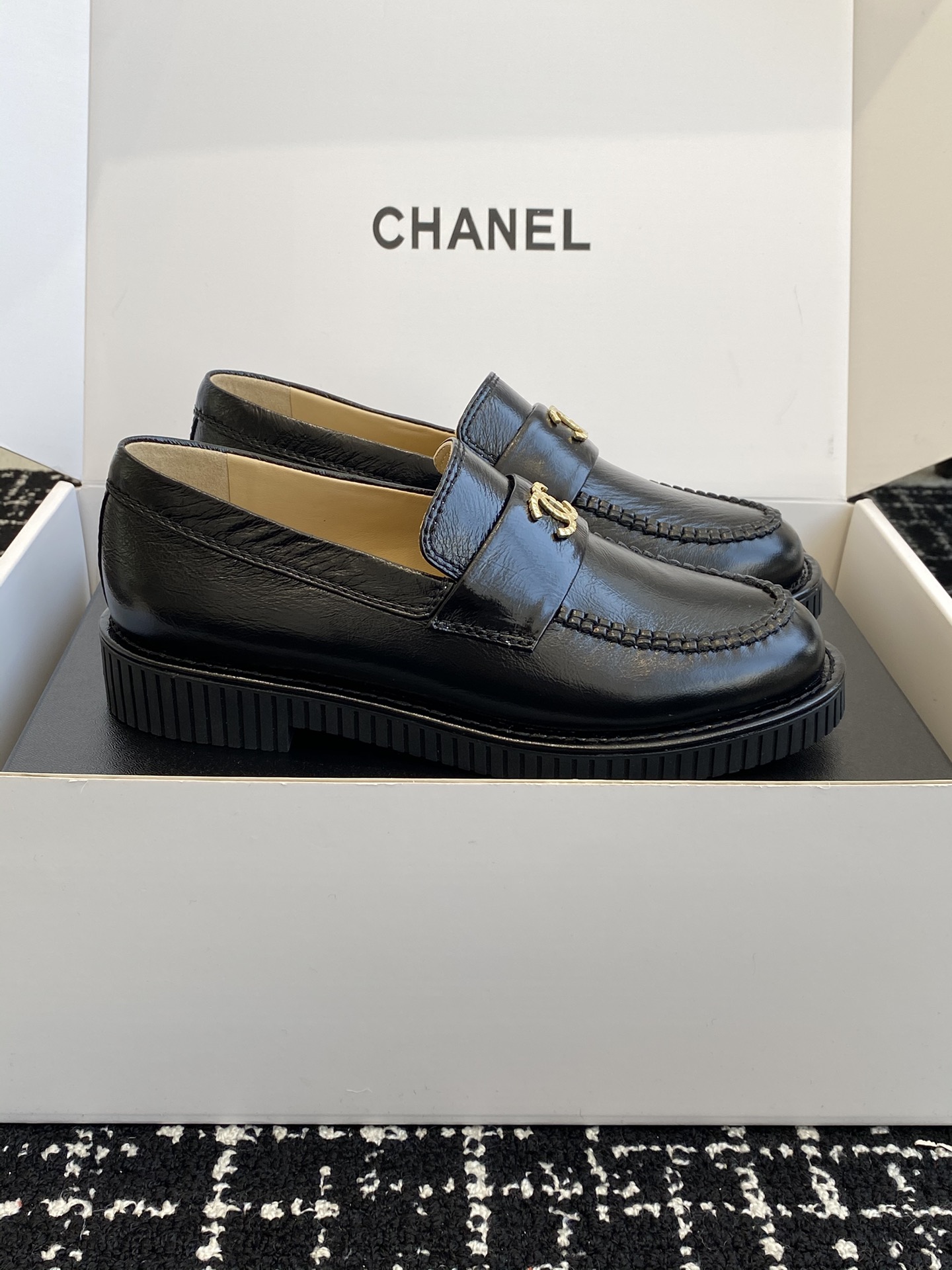 Cc new arrival 24ss women Loafers shoes