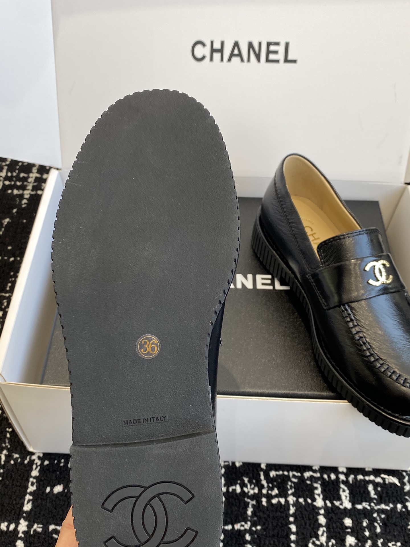 Cc new arrival 24ss women Loafers shoes