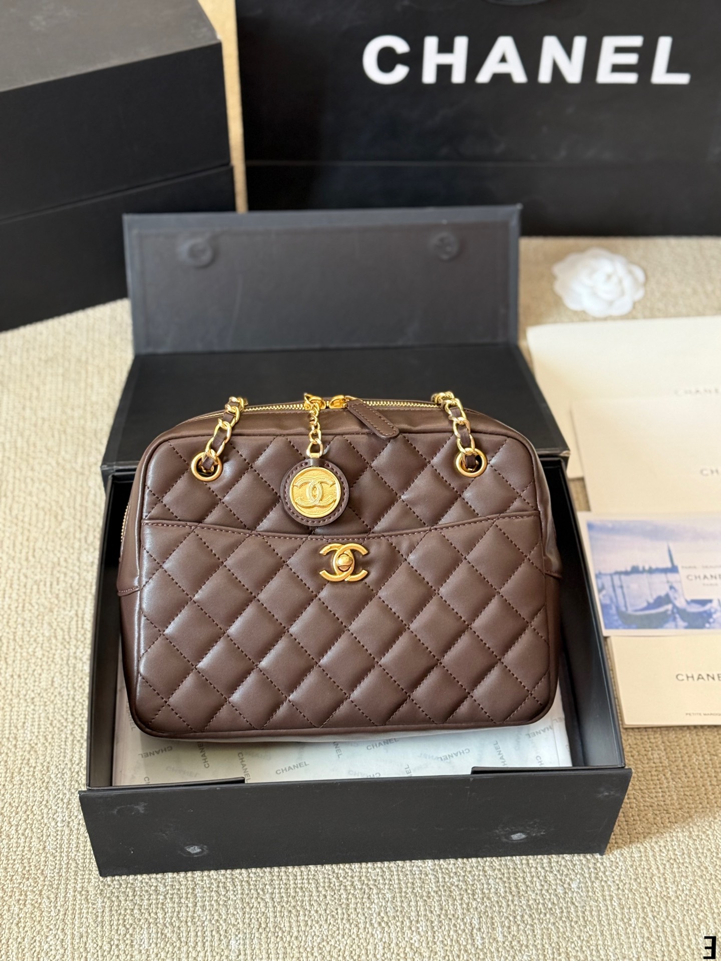 Cc new arrival 24K camera bag size: 25*17 cm