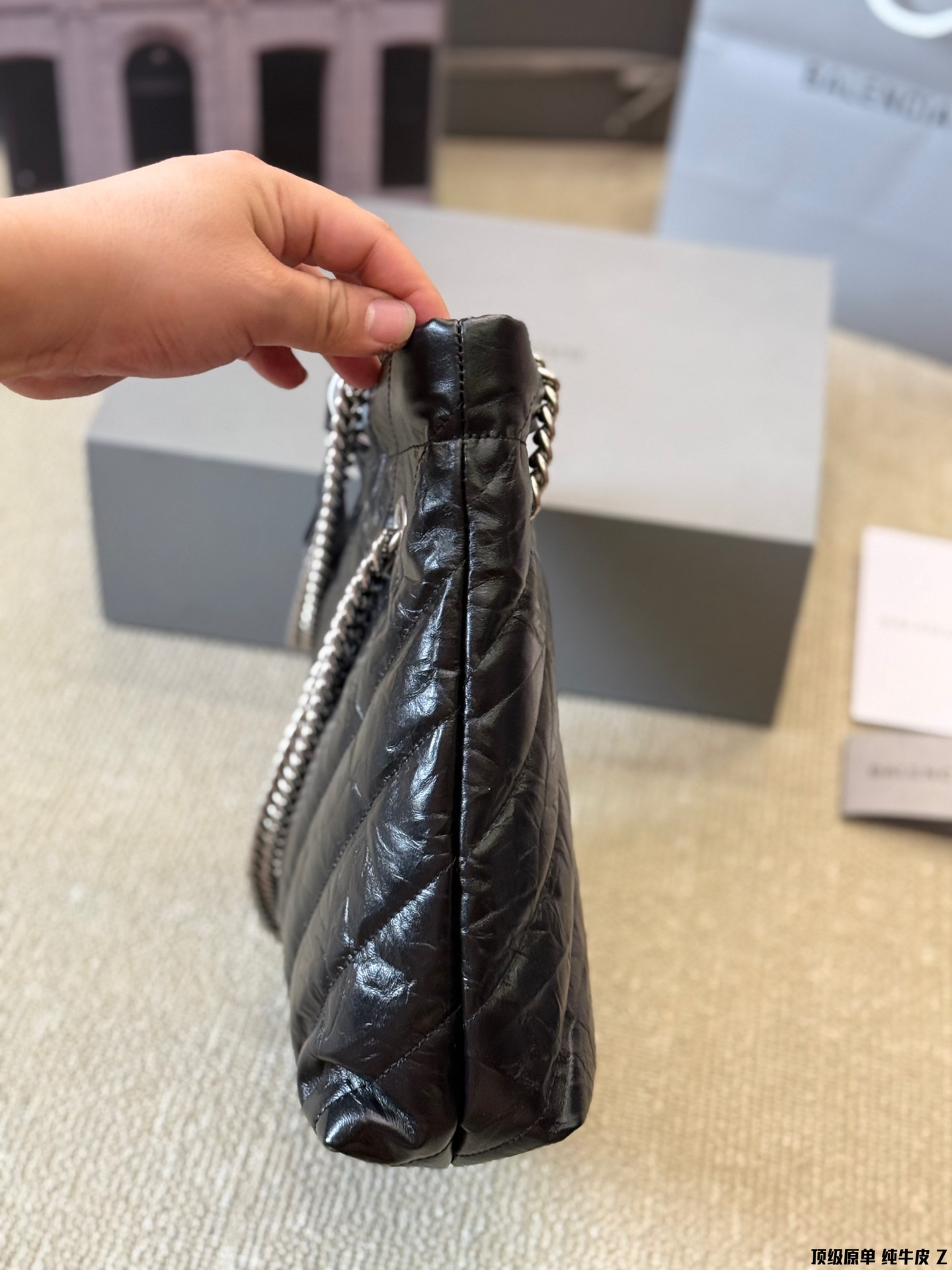 Balen new arrival crush tote bag 002 size;26*30 cm