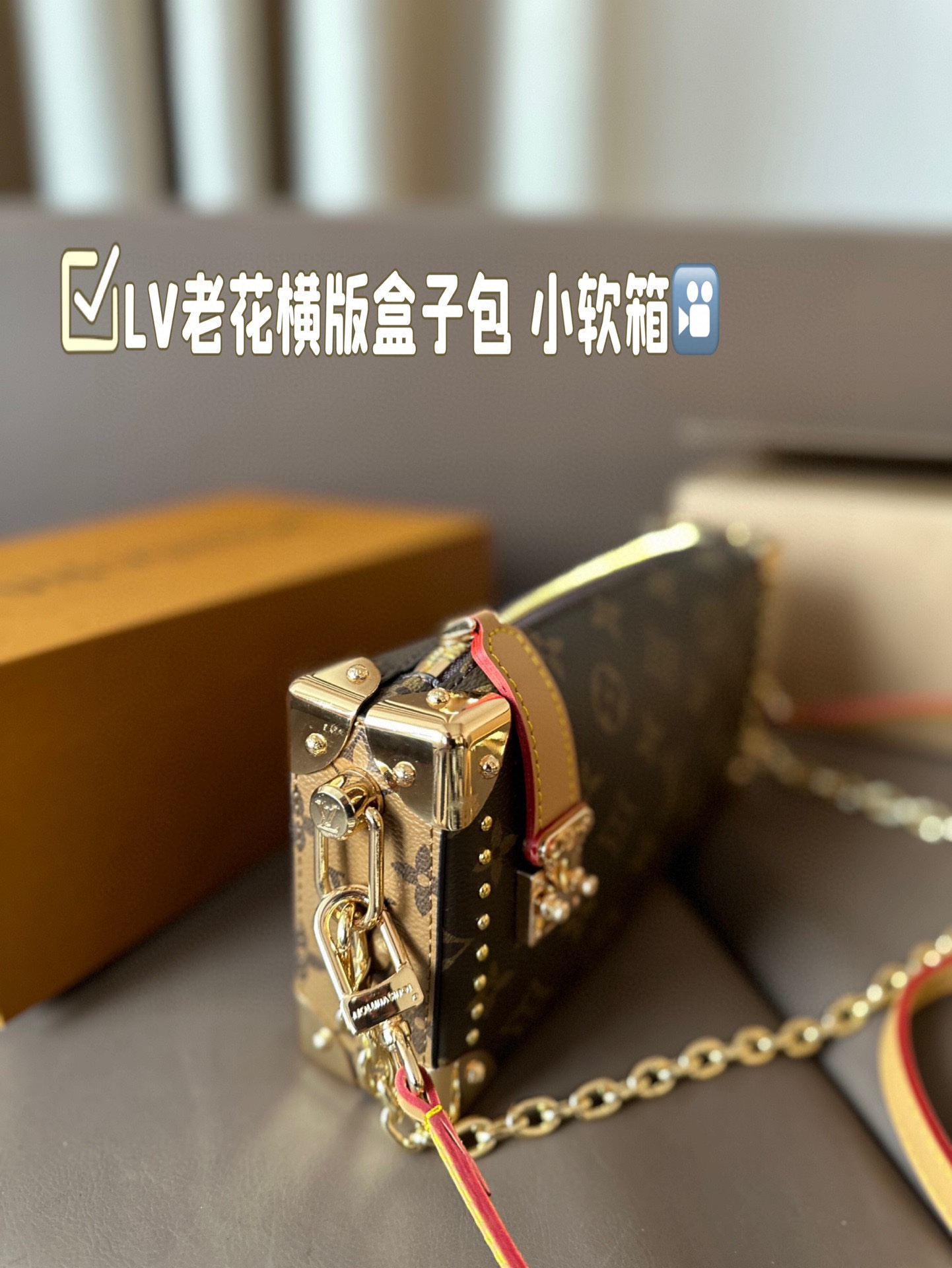 Louis new arrival Side Trunk bag size: 23*11 cm