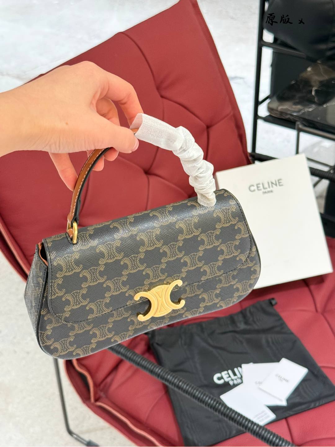 Ce new arrival TEENLOLA handle case bag size: 22*11*5cm