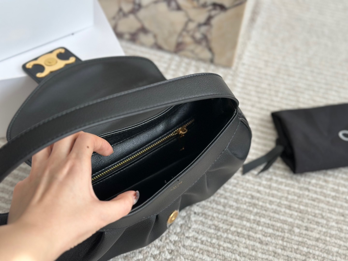 Ce new arrival 2025 hobo bag size: 30*16cm