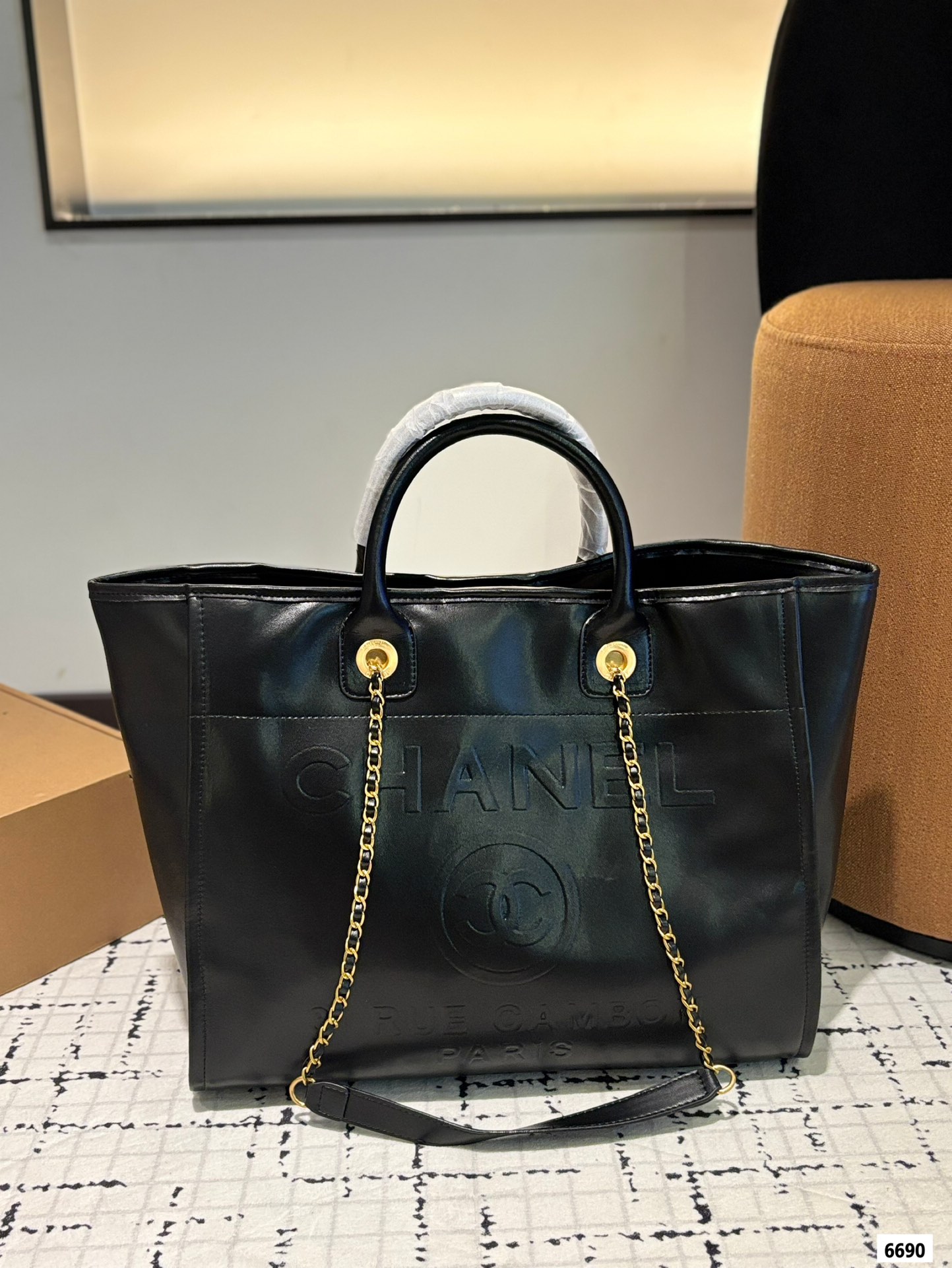 Cc new arrival tote bag gold silver size:36*30 cm