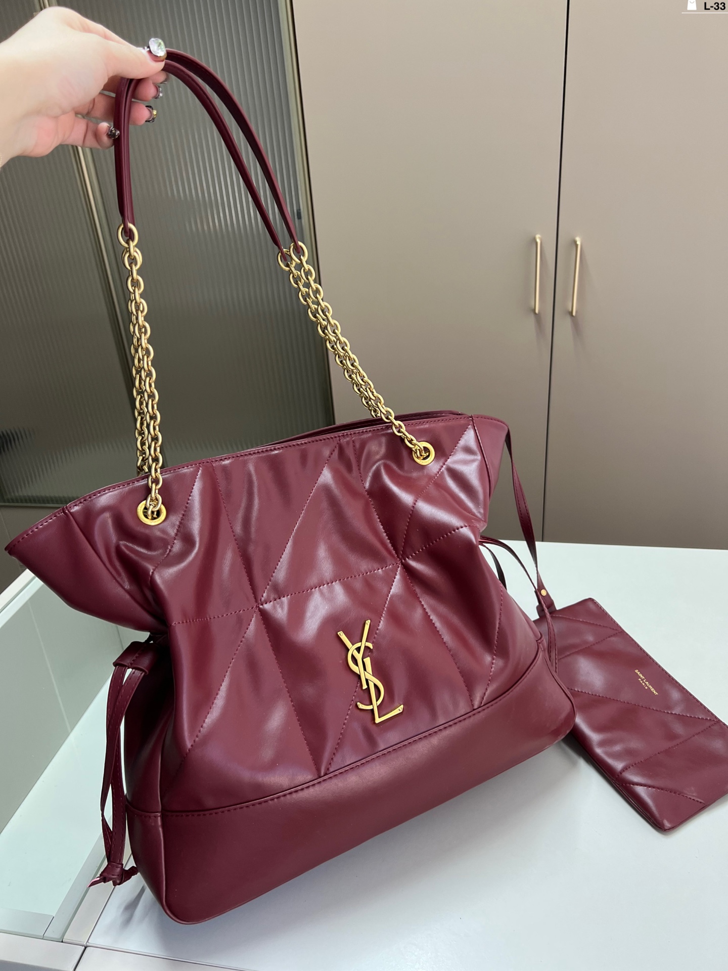 Y new arrival jamie large pochon tote bag size: 23*30 cm