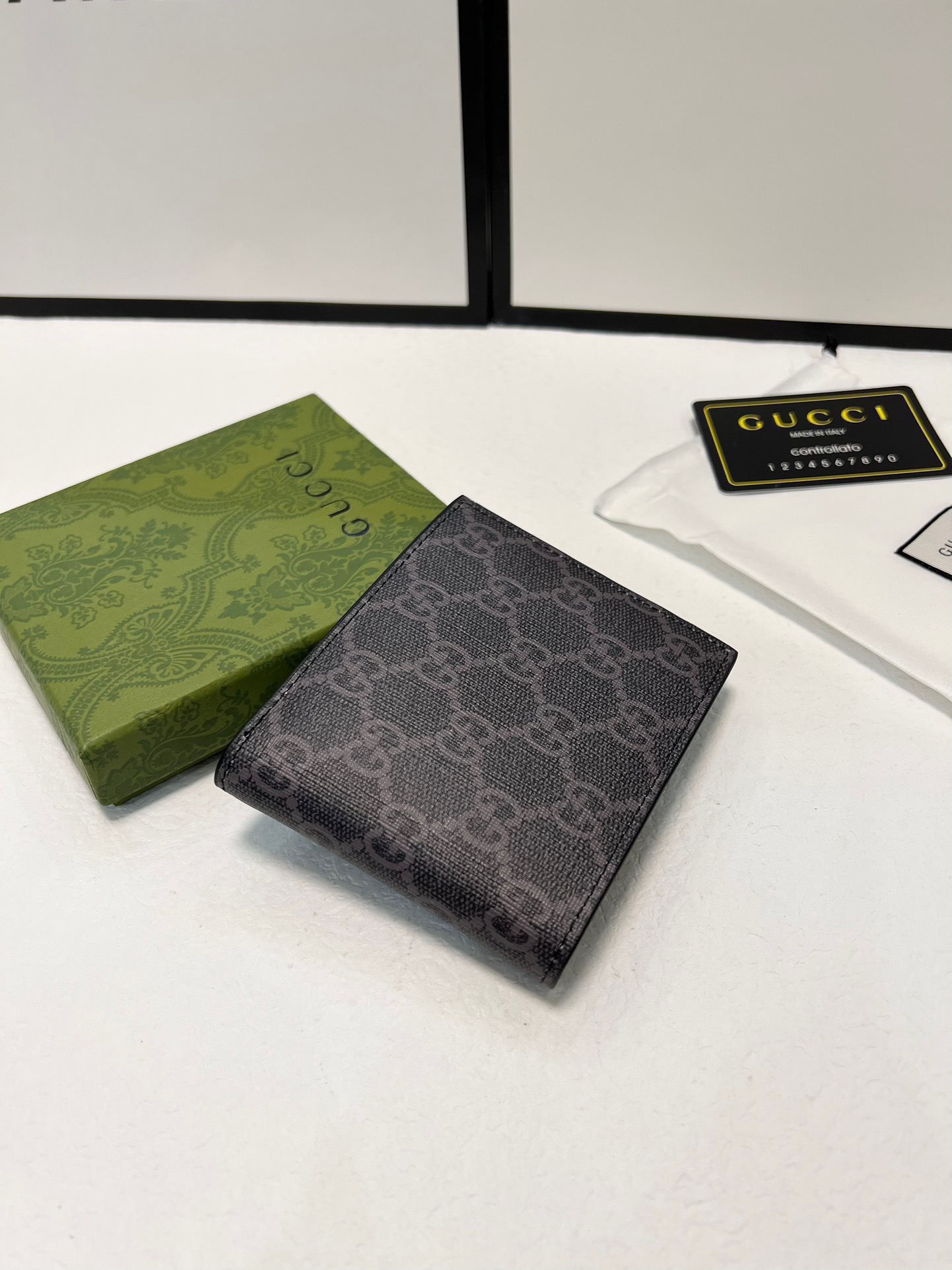 Gg new arrival wallet 451268 size:11*10 cm