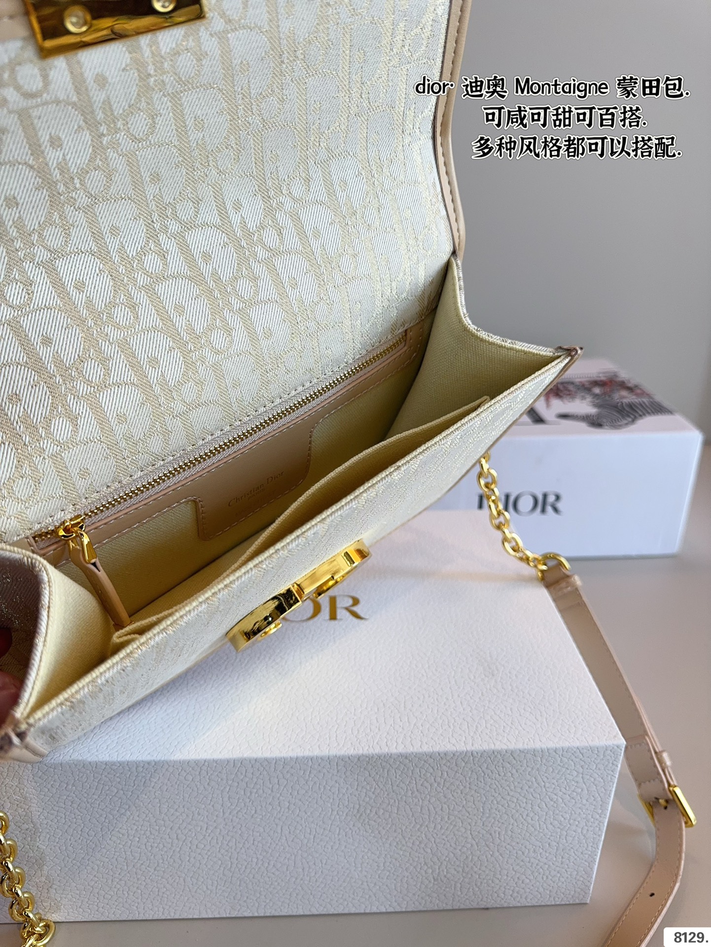 D new arrival Montaigne bag size: 25/21cm