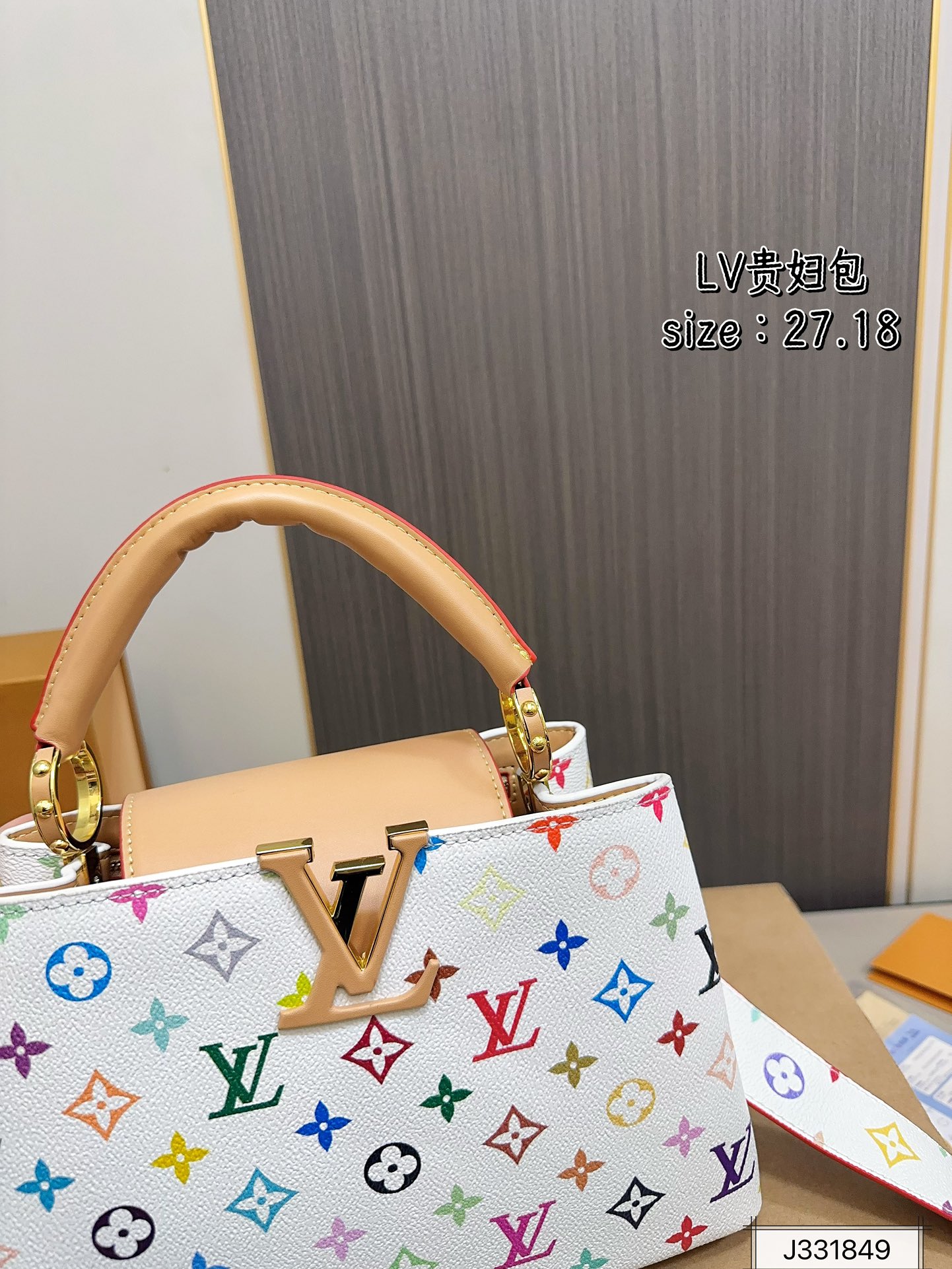 Louis new arrival 2025 capucines bag size:27*18 cm