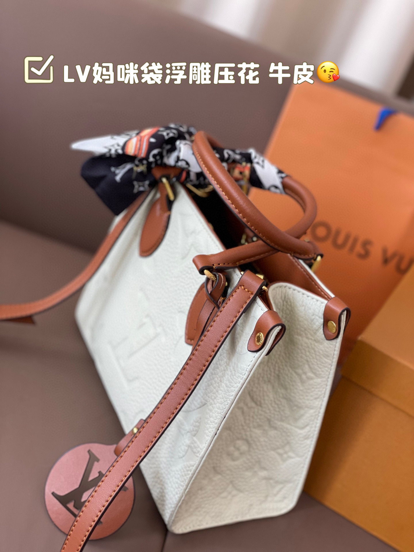 Louis new arrival onthego tote bag size: 25*20 cm