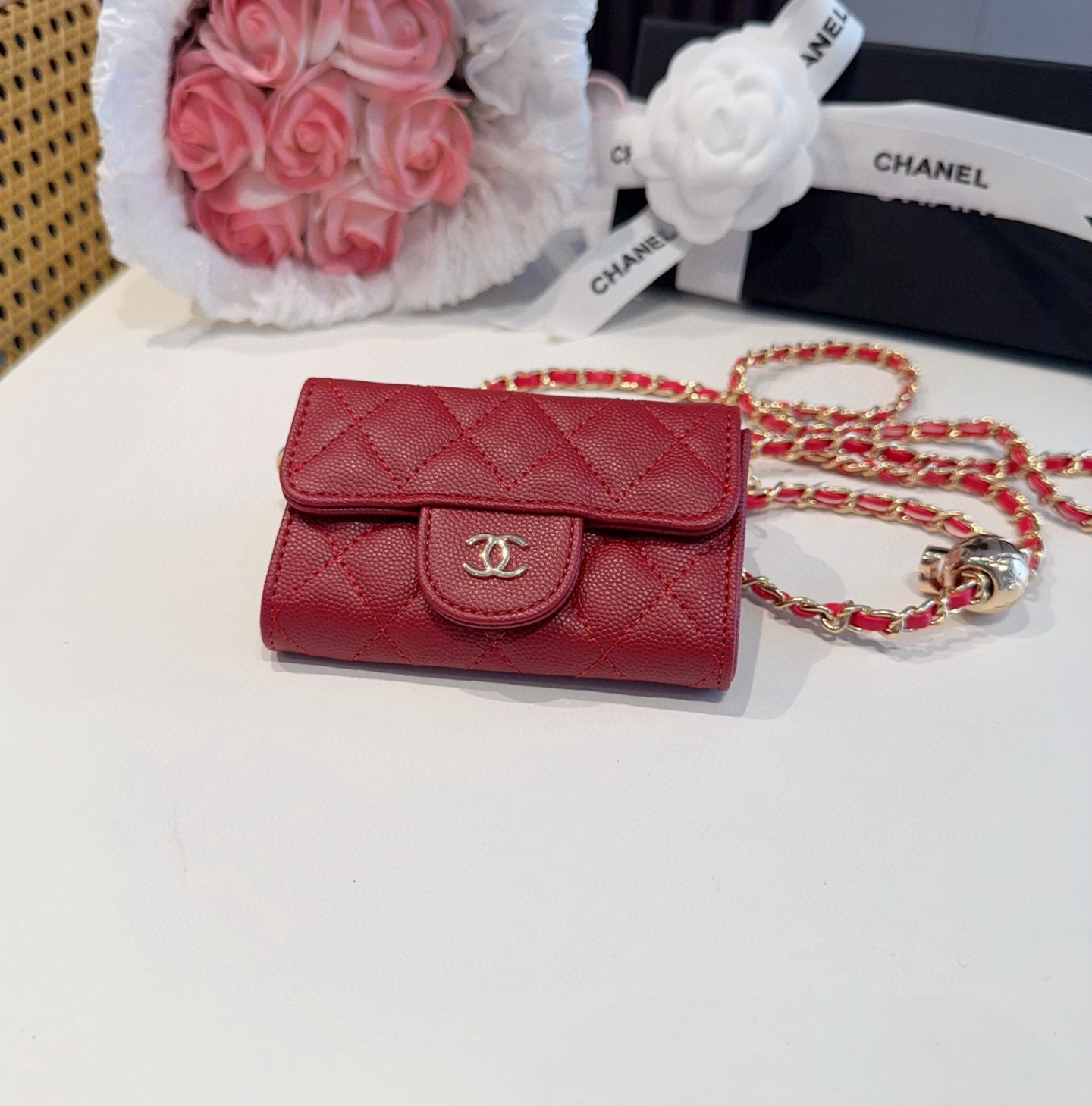 Cc new arrival chain  wallet size: chain 11*7.5*2cm