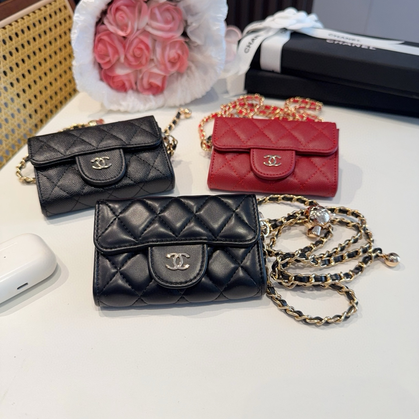 Cc new arrival chain  wallet size: chain 11*7.5*2cm