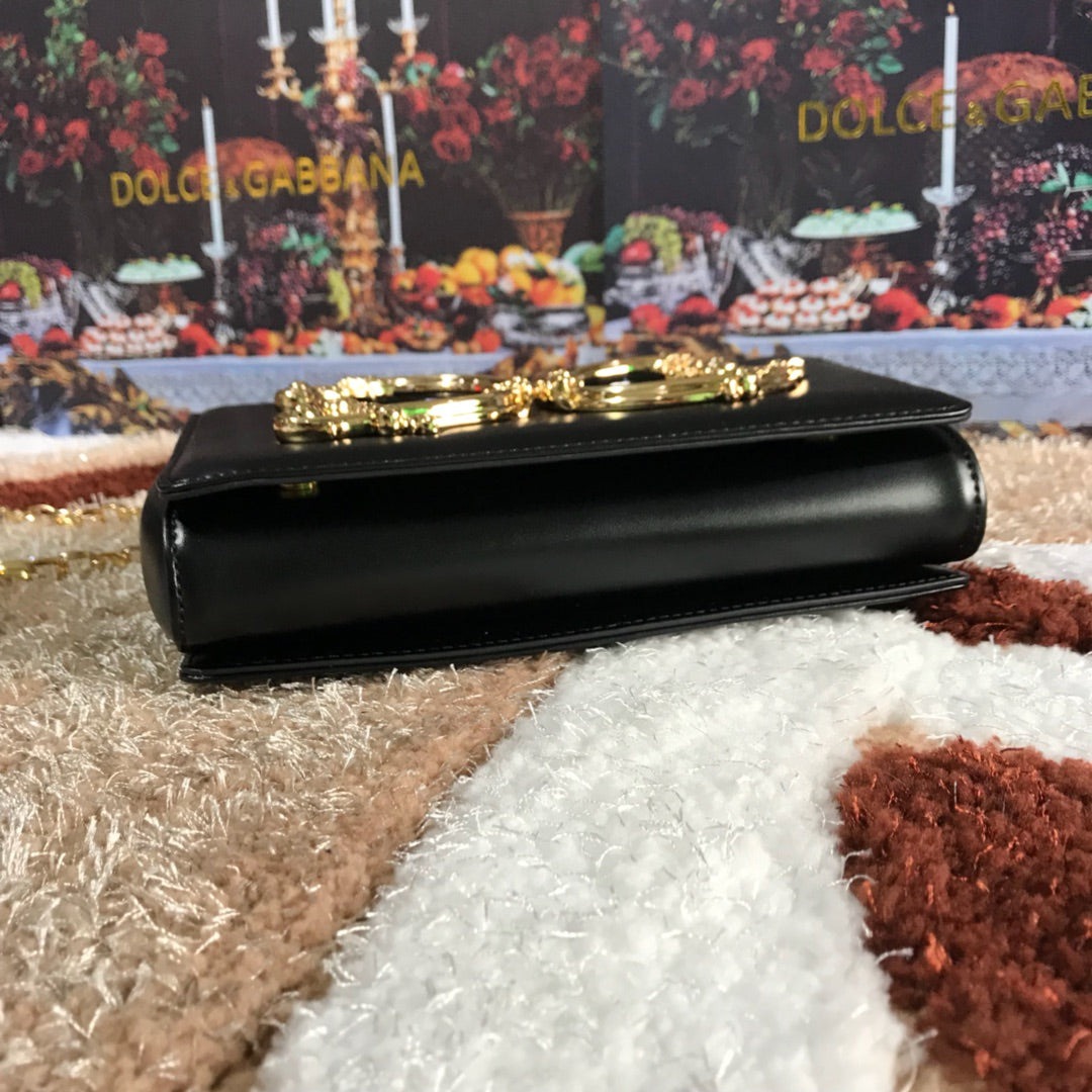 D AND G Girls Phone Bag In Smooth Calfskin