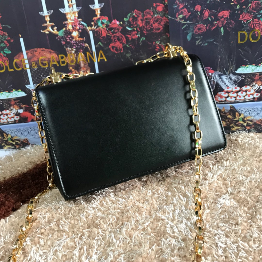 D AND G Girls Phone Bag In Smooth Calfskin