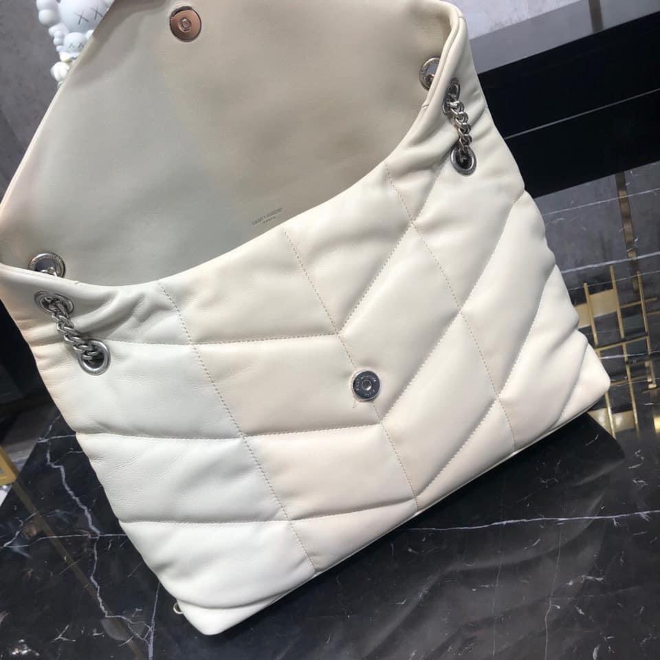 Y PUFFER MEDIUM BAG IN QUILTED LAMBSKIN