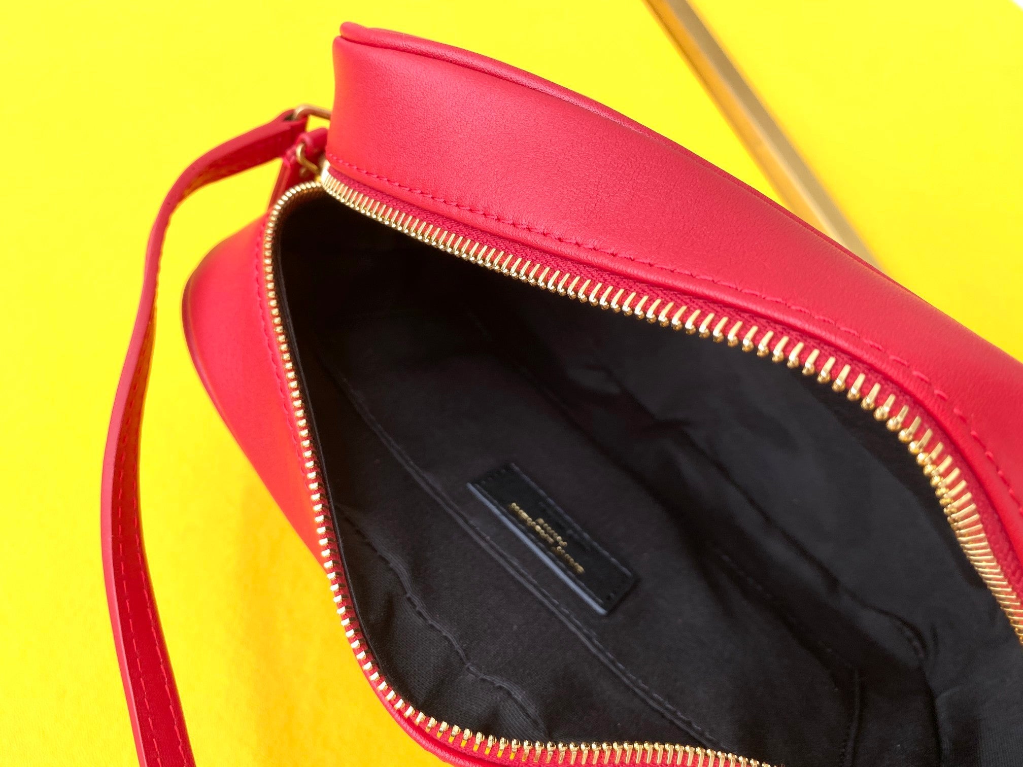 Y Lou Camera Bag In Quilted Leather