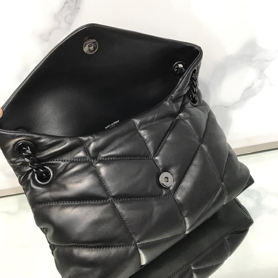 Y PUFFER MEDIUM BAG IN QUILTED LAMBSKIN