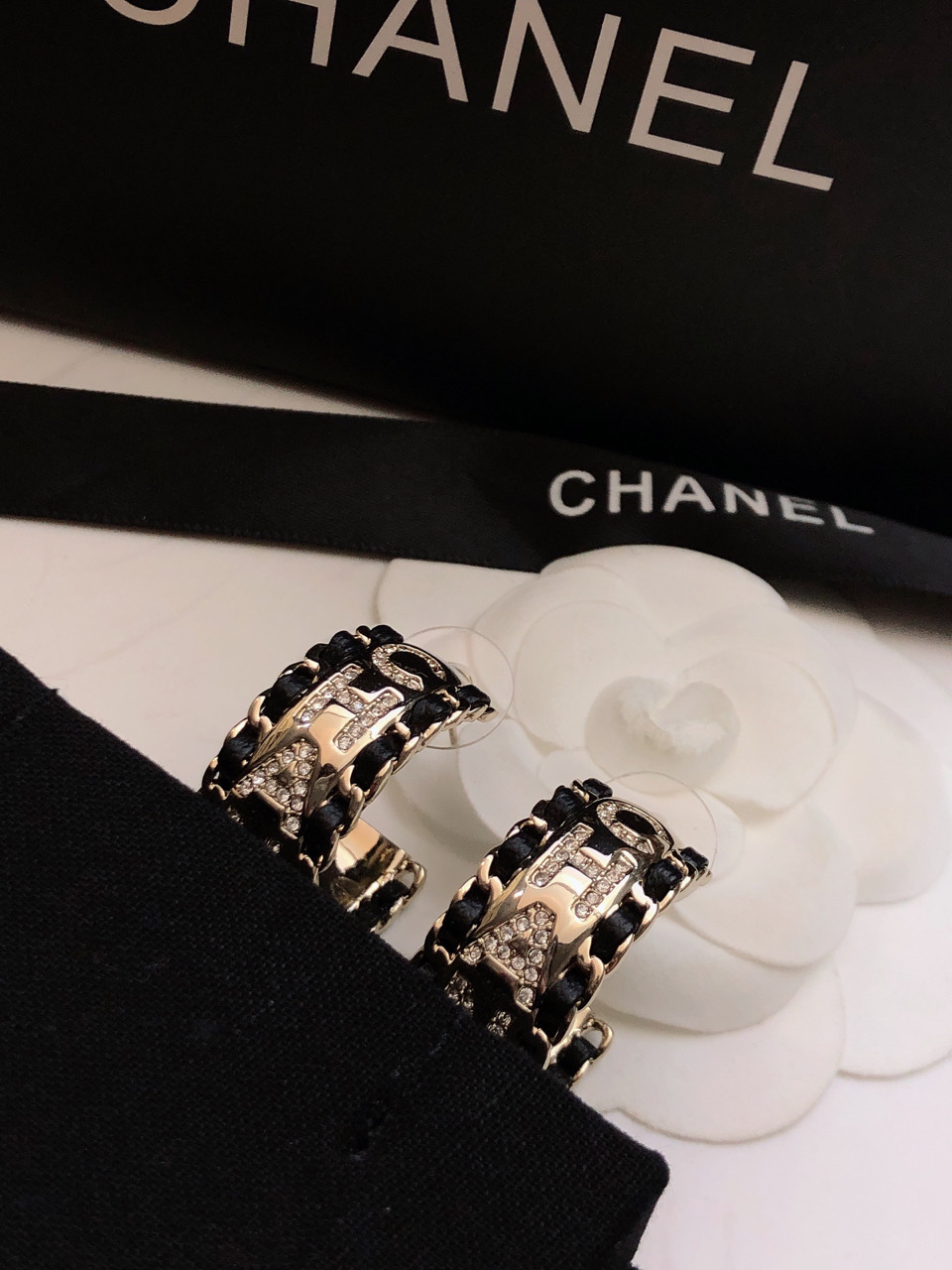 CC Prismatic Double C Earrings