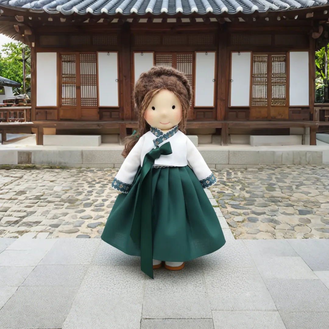 Waldorf Doll Hanbok Set PDF Tutorial (30cm in height)