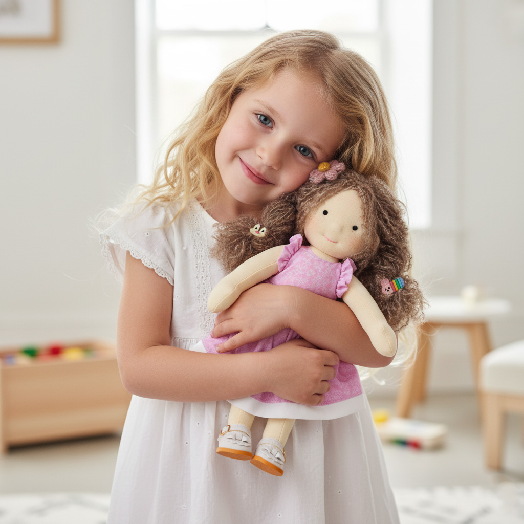 BlissfulPixie Handmade Waldorf Doll