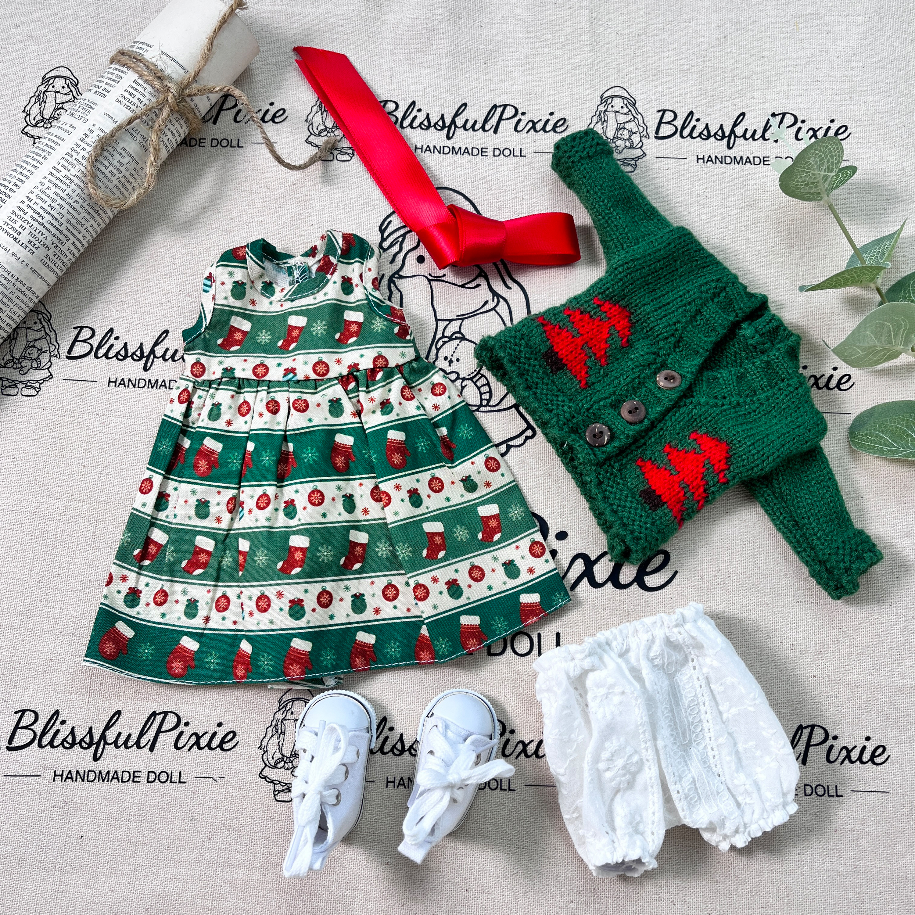 BlissfulPixie 12" Waldorf Handmade Doll - Cora 