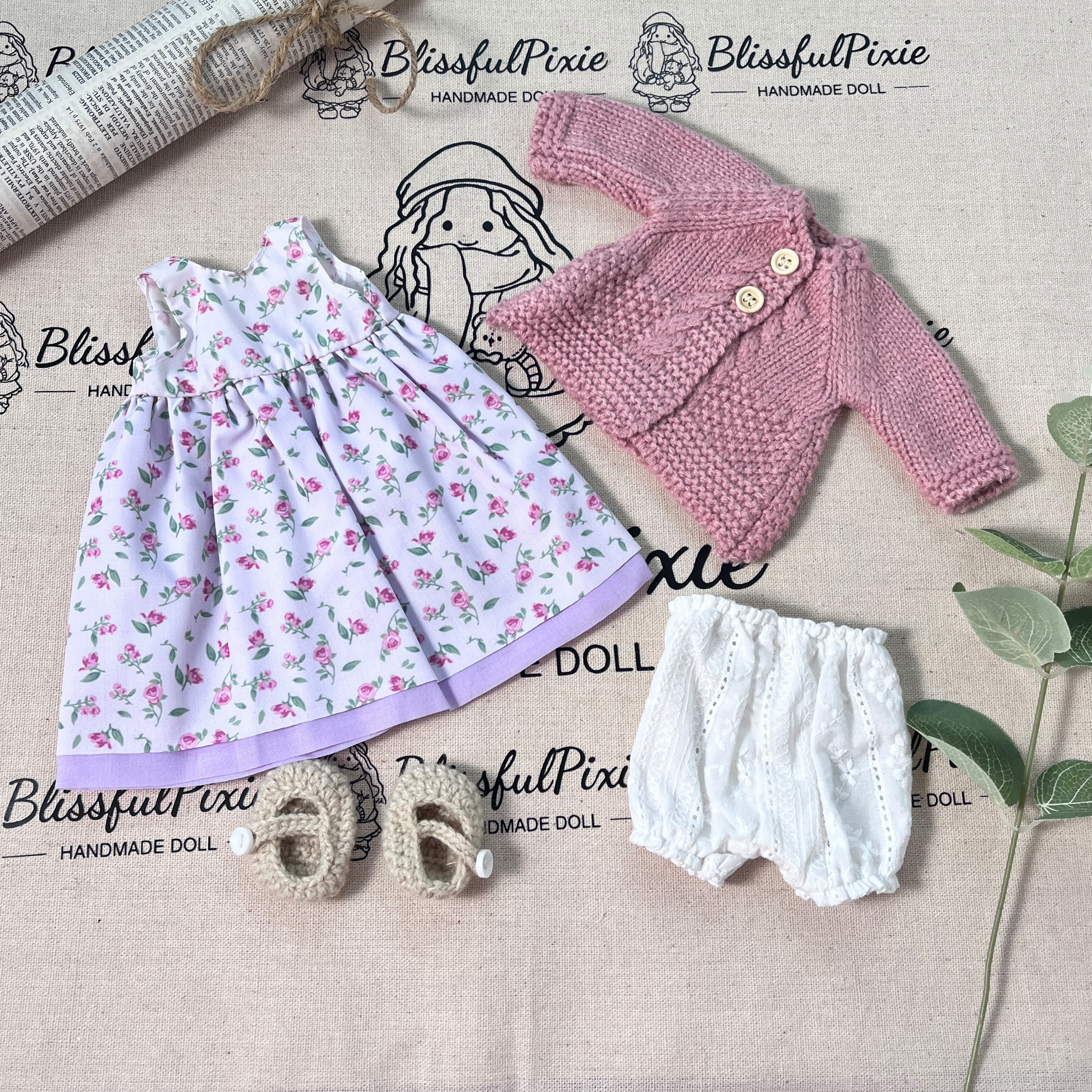 BlissfulPixie 12" Waldorf Handmade Doll-Darcy