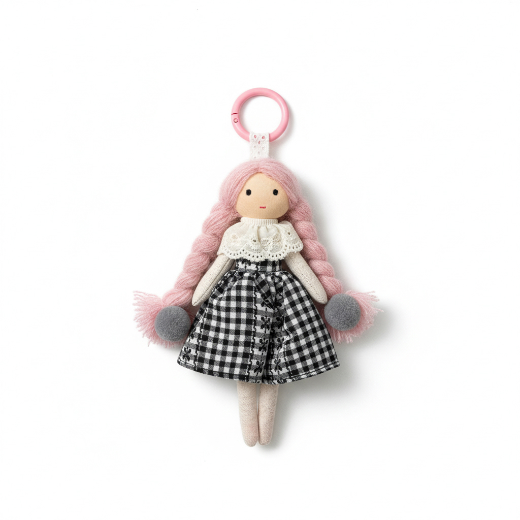 Handmade doll pendant