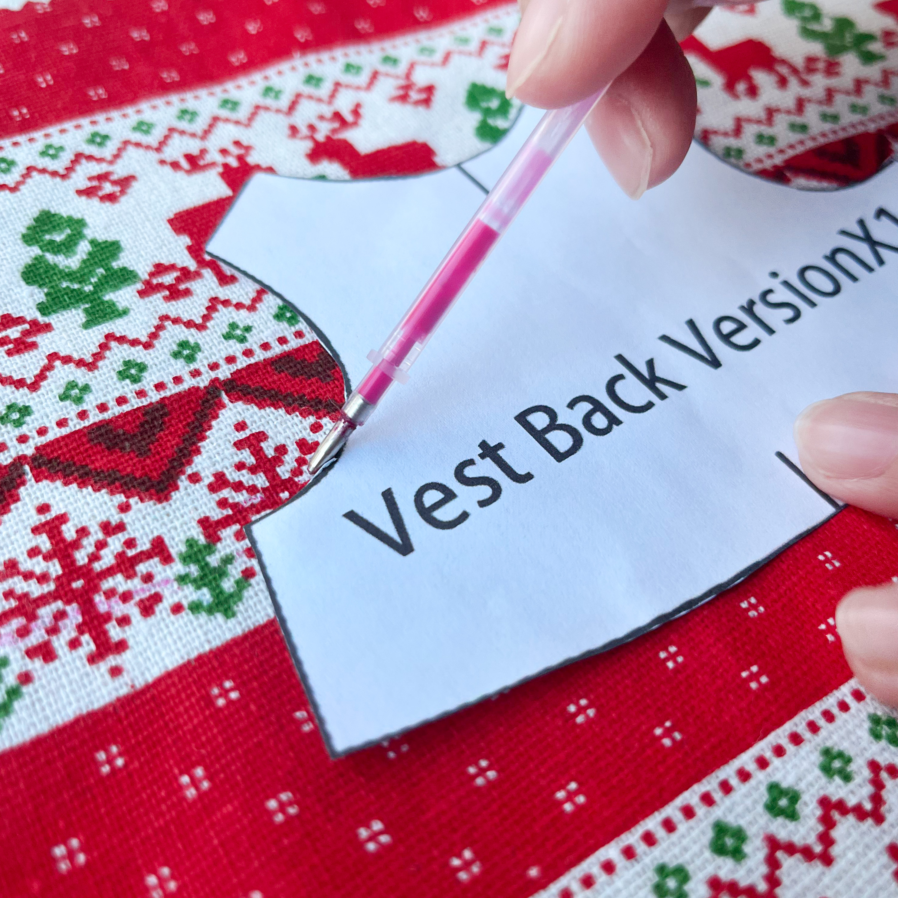 Christmas DIY Doll Outfit Kit