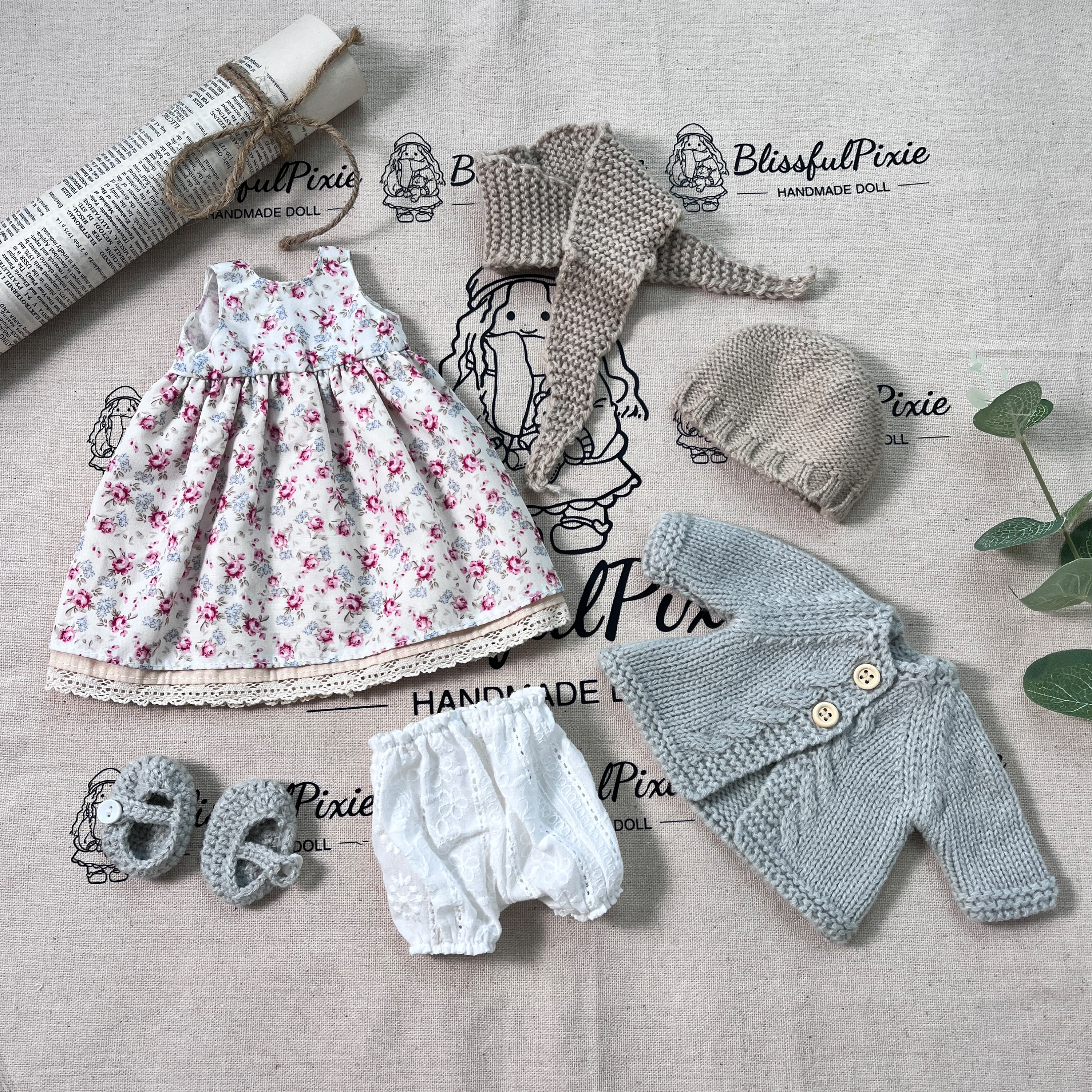 BlissfulPixie 12" Waldorf Handmade Doll-Leila