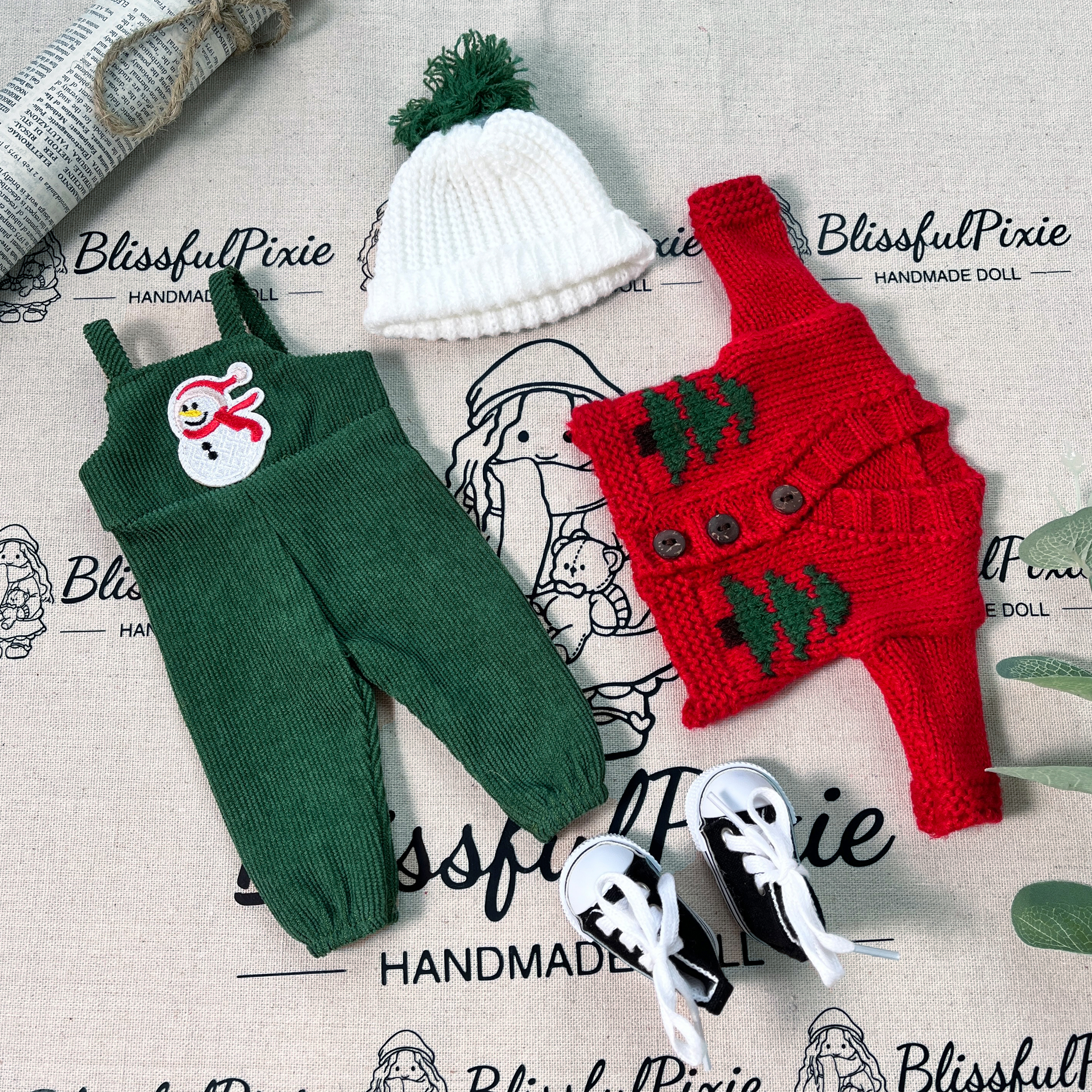 BlissfulPixie 12" Waldorf Handmade Doll-Daniel 