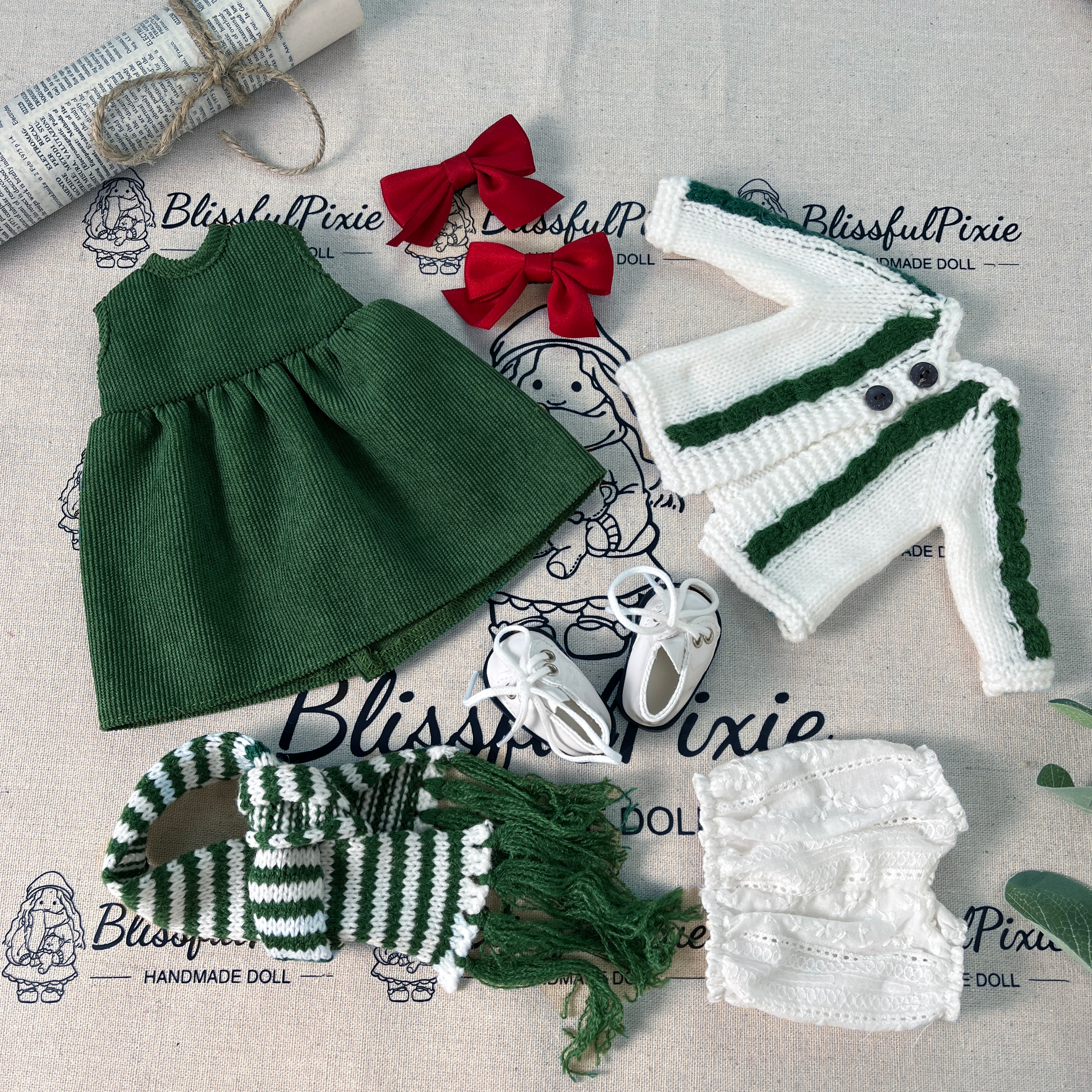 BlissfulPixie 12" Waldorf Handmade Doll-Kinsley 