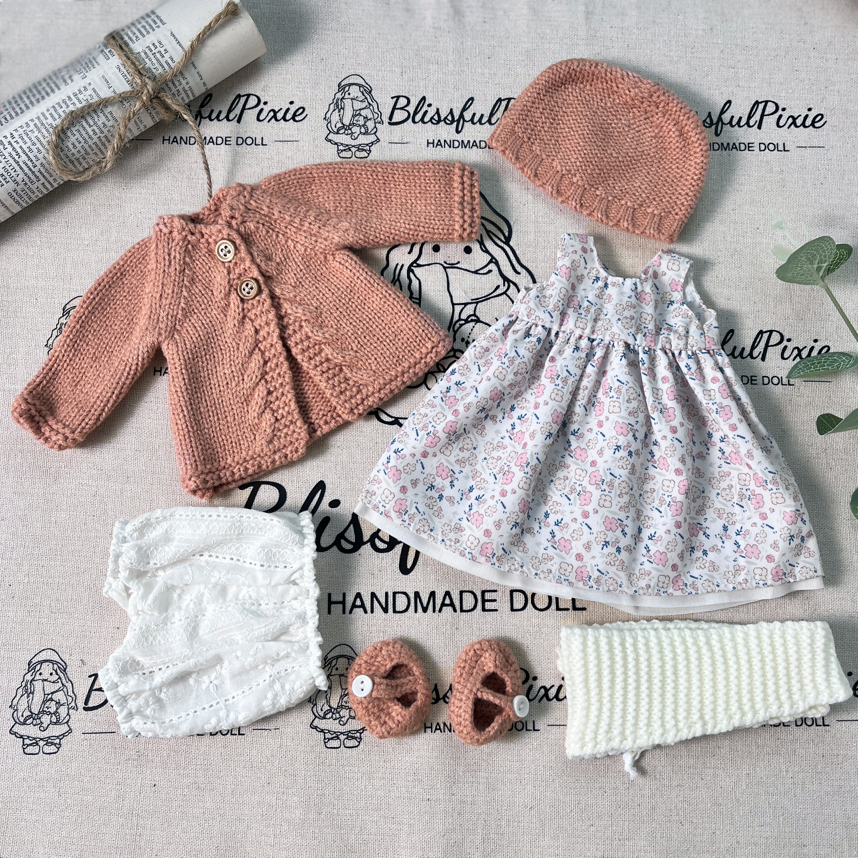 BlissfulPixie 12" Waldorf Handmade Doll-Genesis