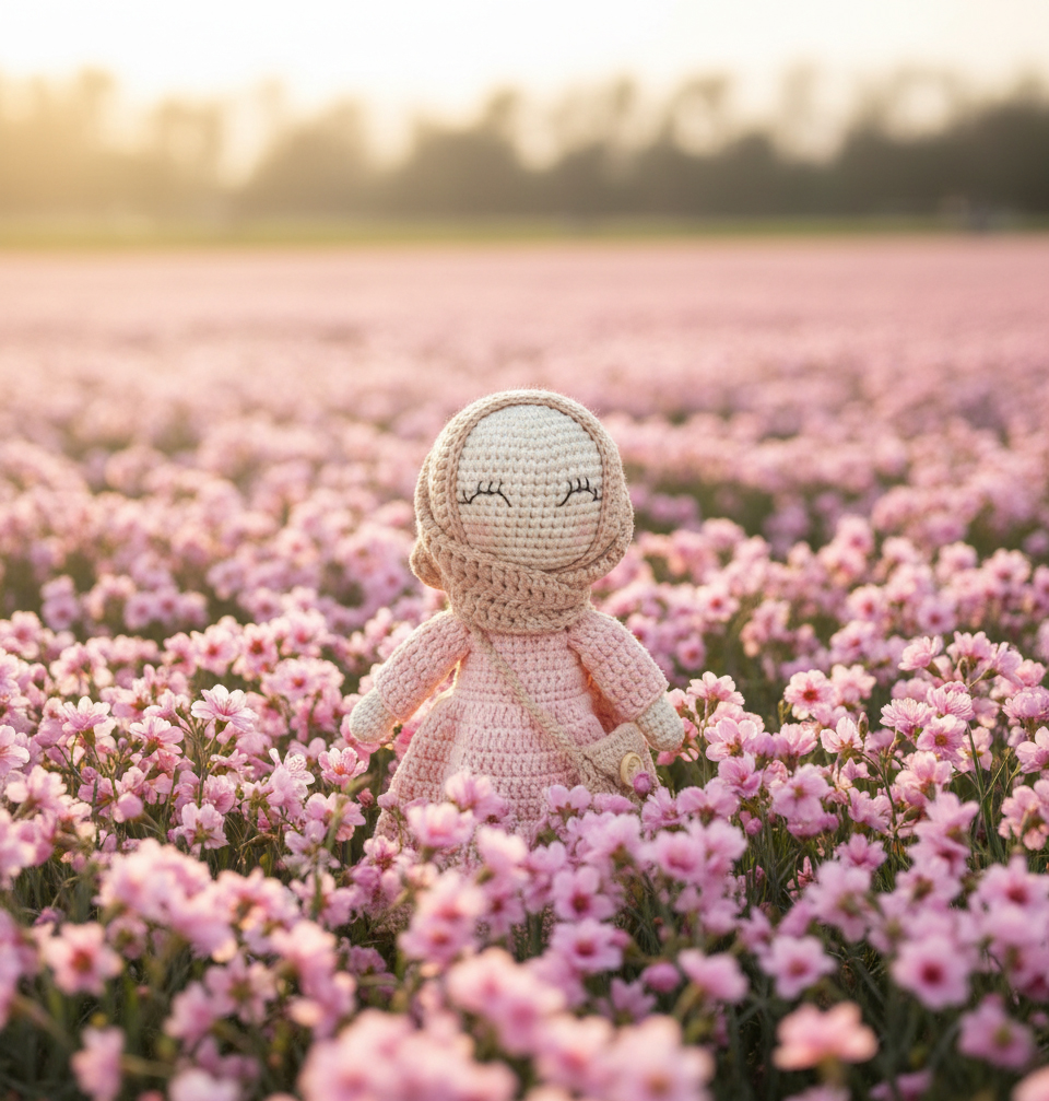 Handmade Muslim Hijab Doll