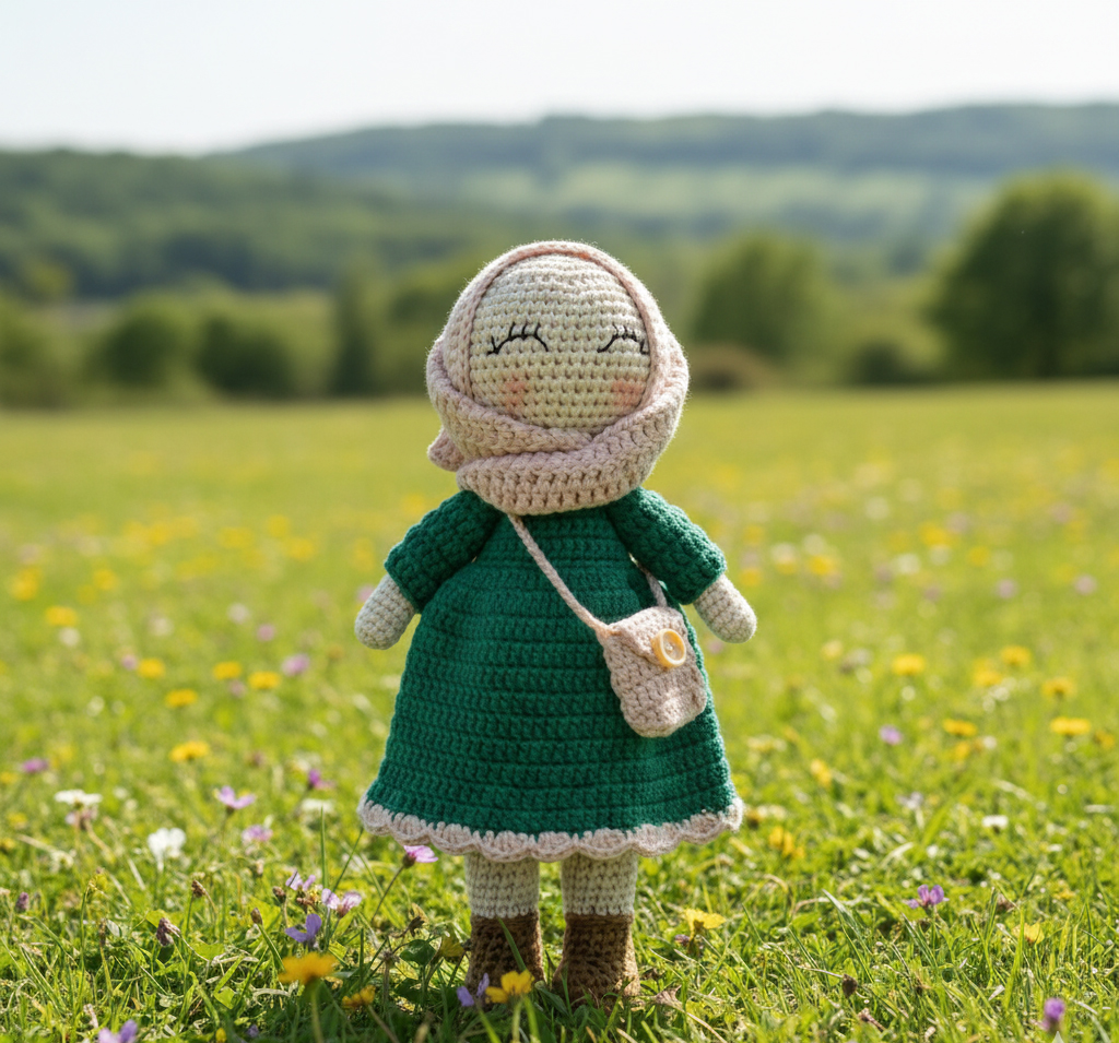 Handmade Muslim Hijab Doll